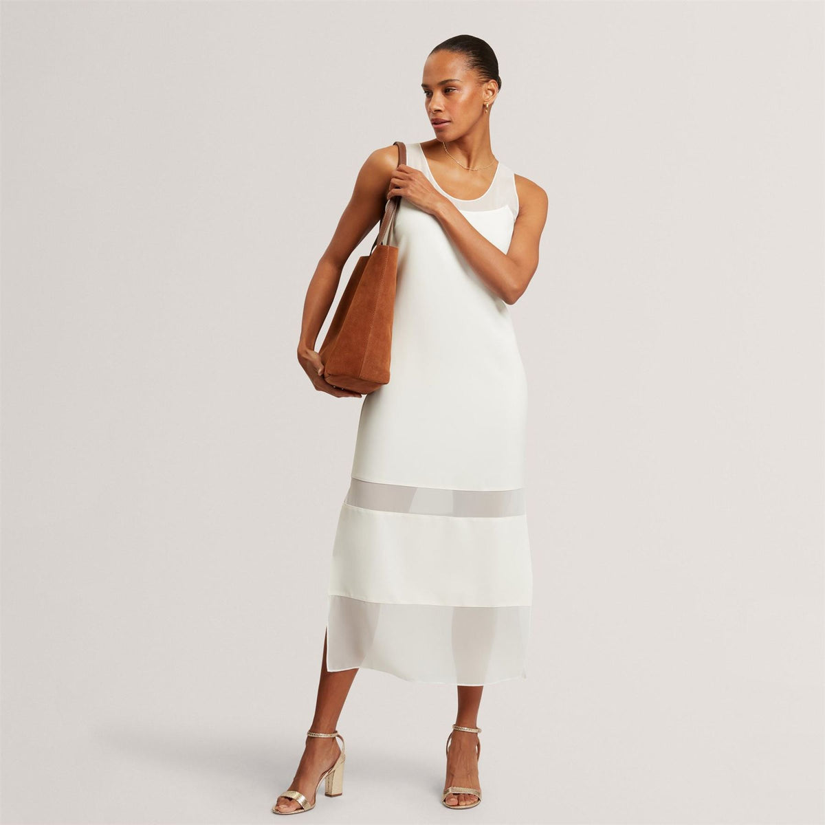Ted Baker Panlslss Midi dress
