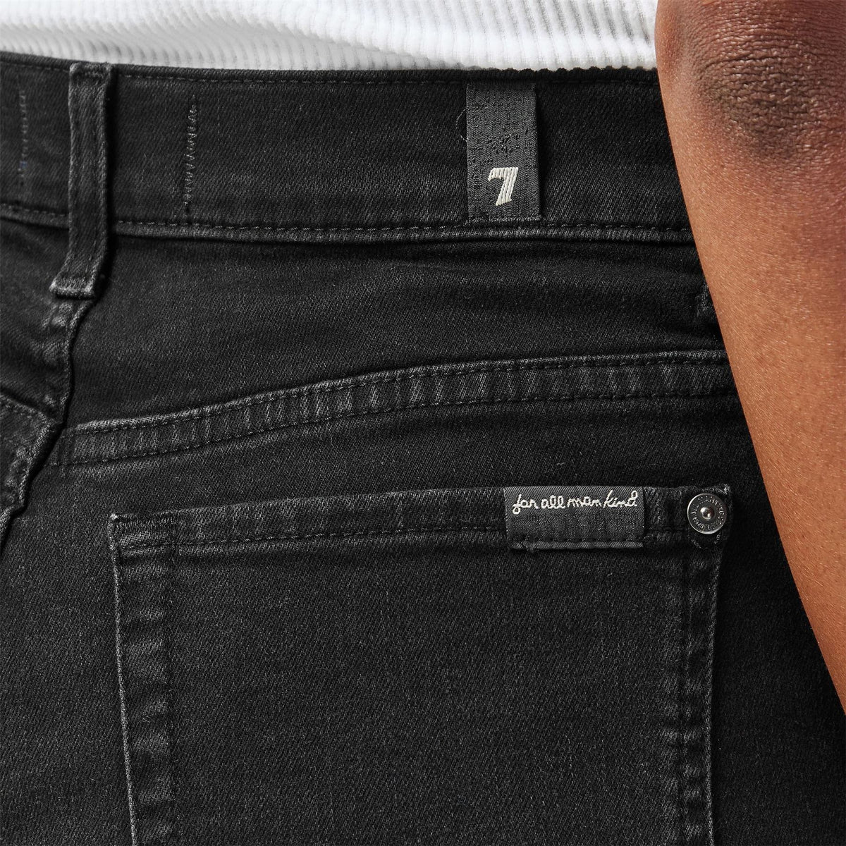 7 For All Mankind Cropped Alexa Straight Leg Jeans