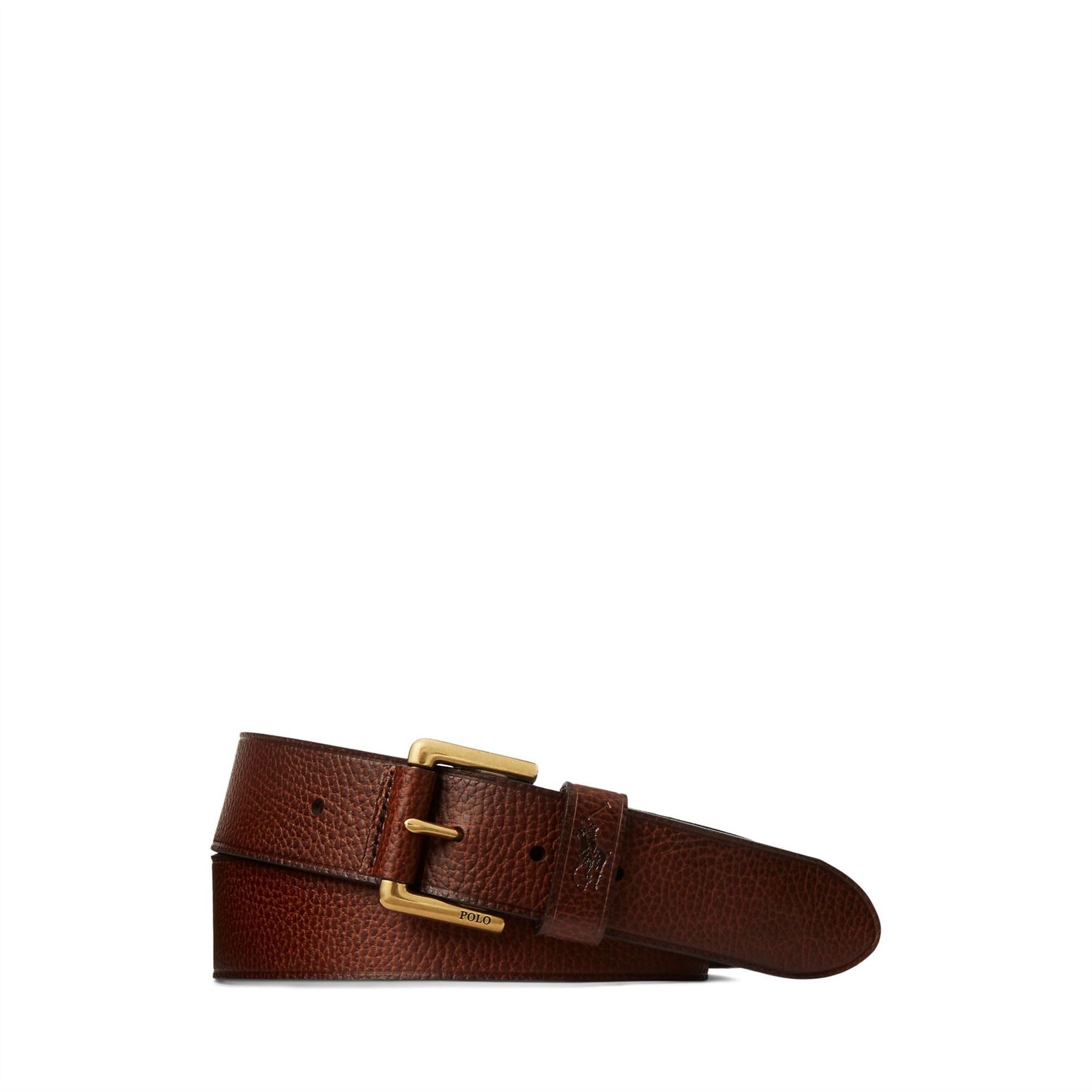 Polo Ralph Lauren Pebbled Leather Belt