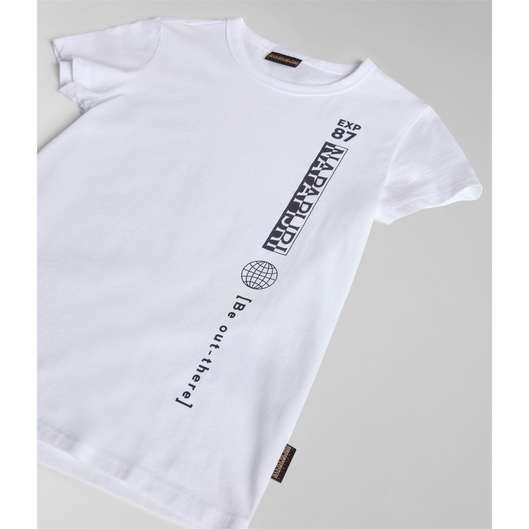 Napapijri Hudson Text Graphic Crew Neck T-Shirt