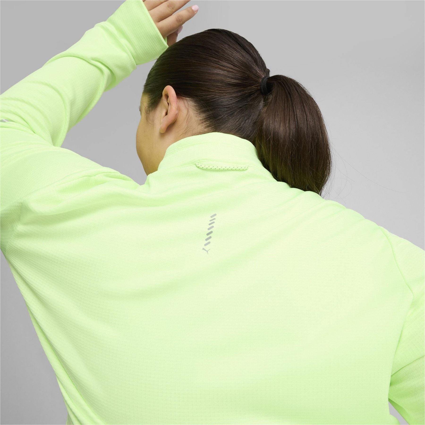 Puma Grid Half Zip Long Sleeve Performance Running Top
