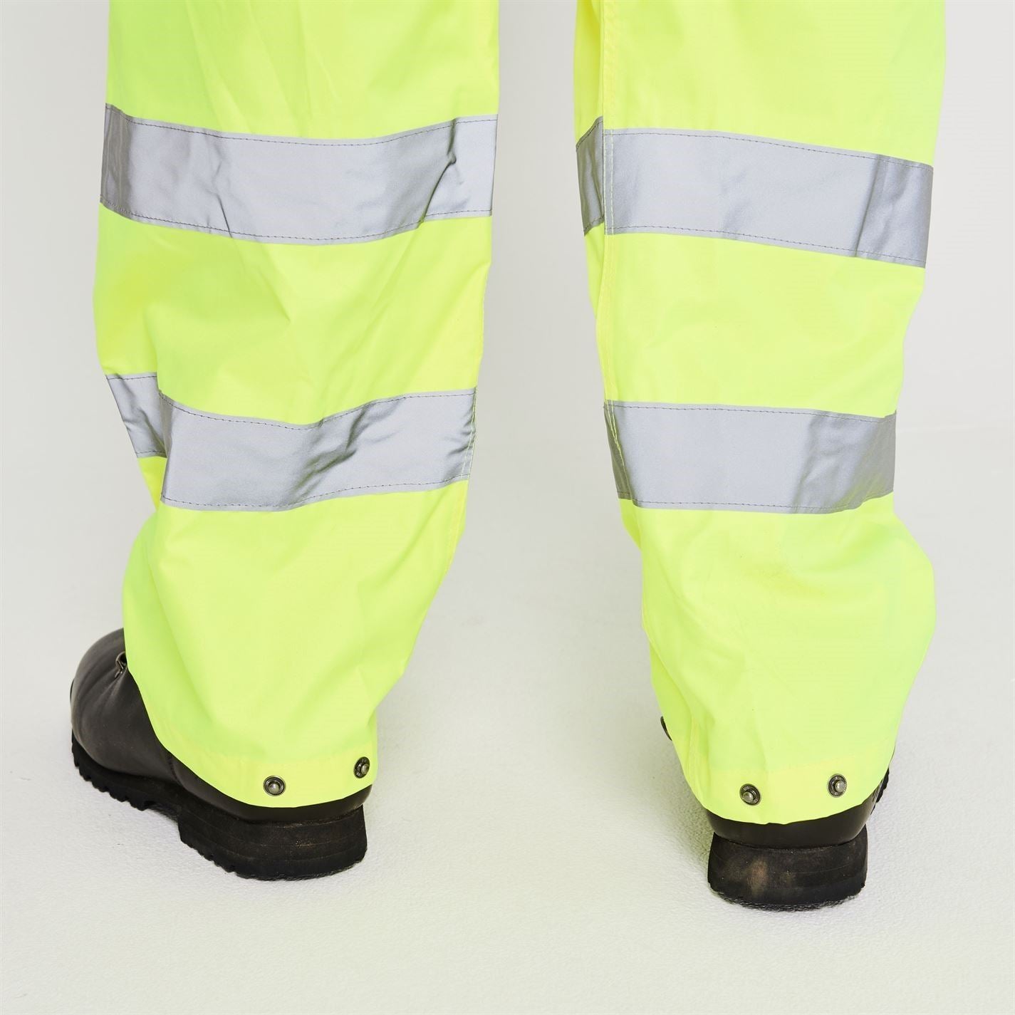 Dunlop Mens Hi Vis Waterproof Work Pants
