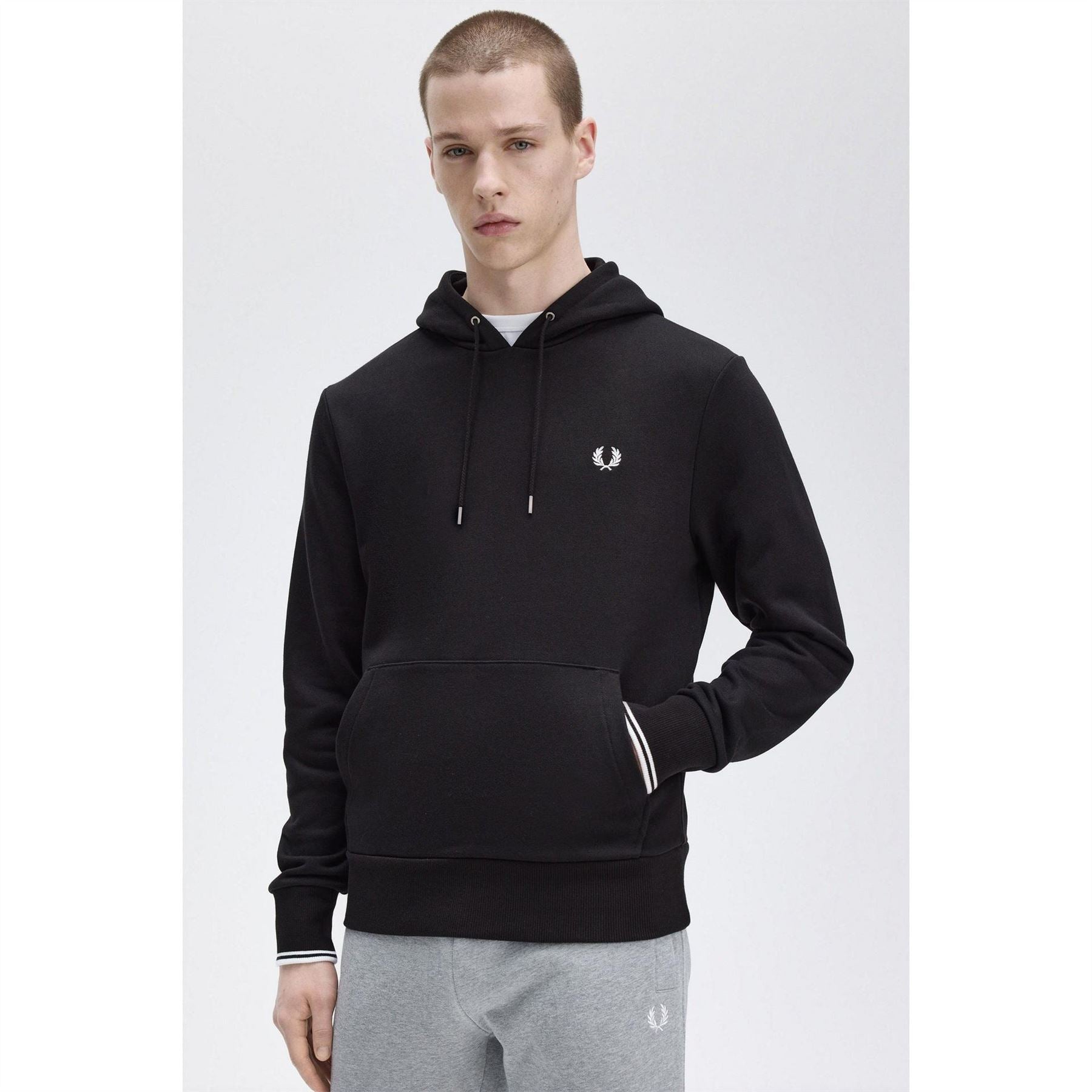 Fred Perry Logo Hoodie