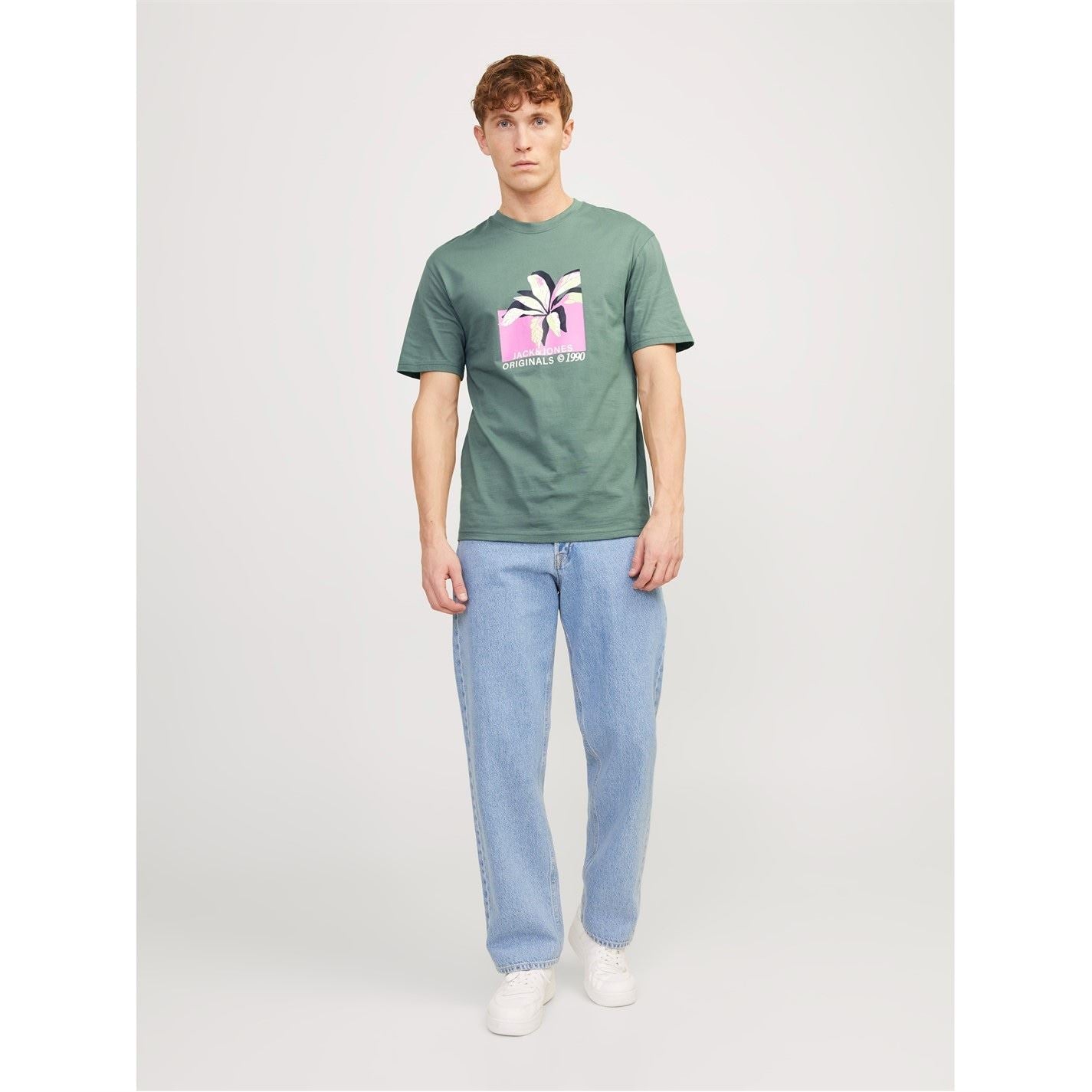 Jack and Jones Crew Neck Regular Fit Short Sleeve T-Shirt