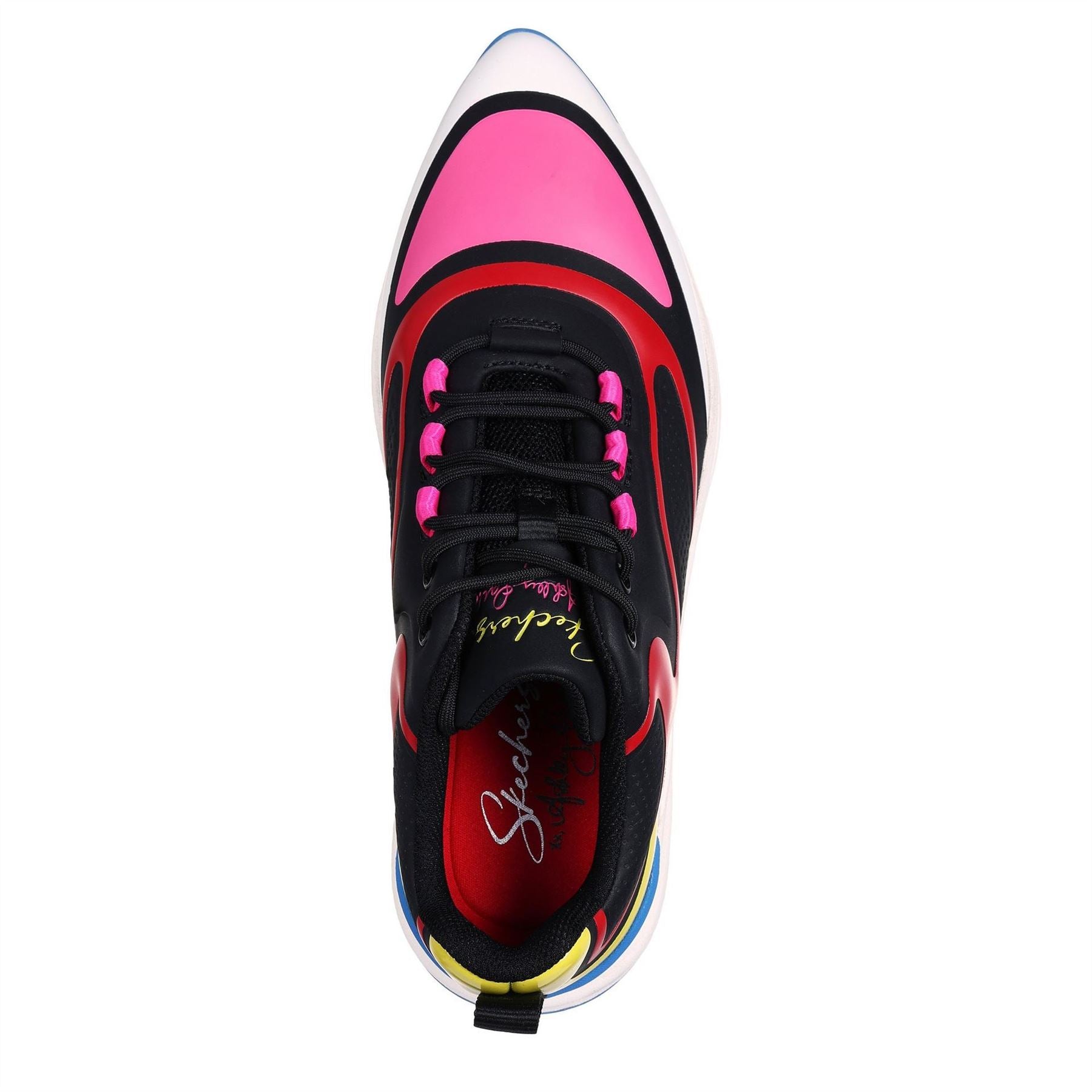 Skechers Womens Hot Melt Embossed Neoprene Low Top Trainers