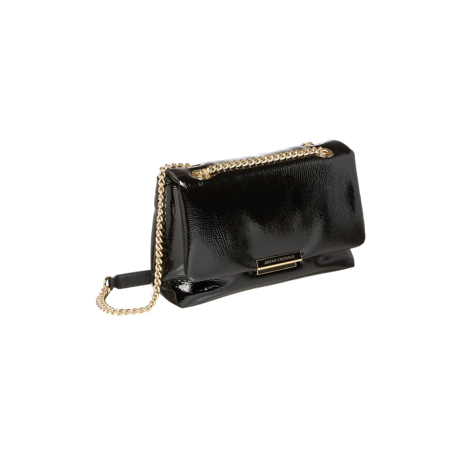 Armani Exchange Exchange Messenger Bag with Gold Tone Hardware