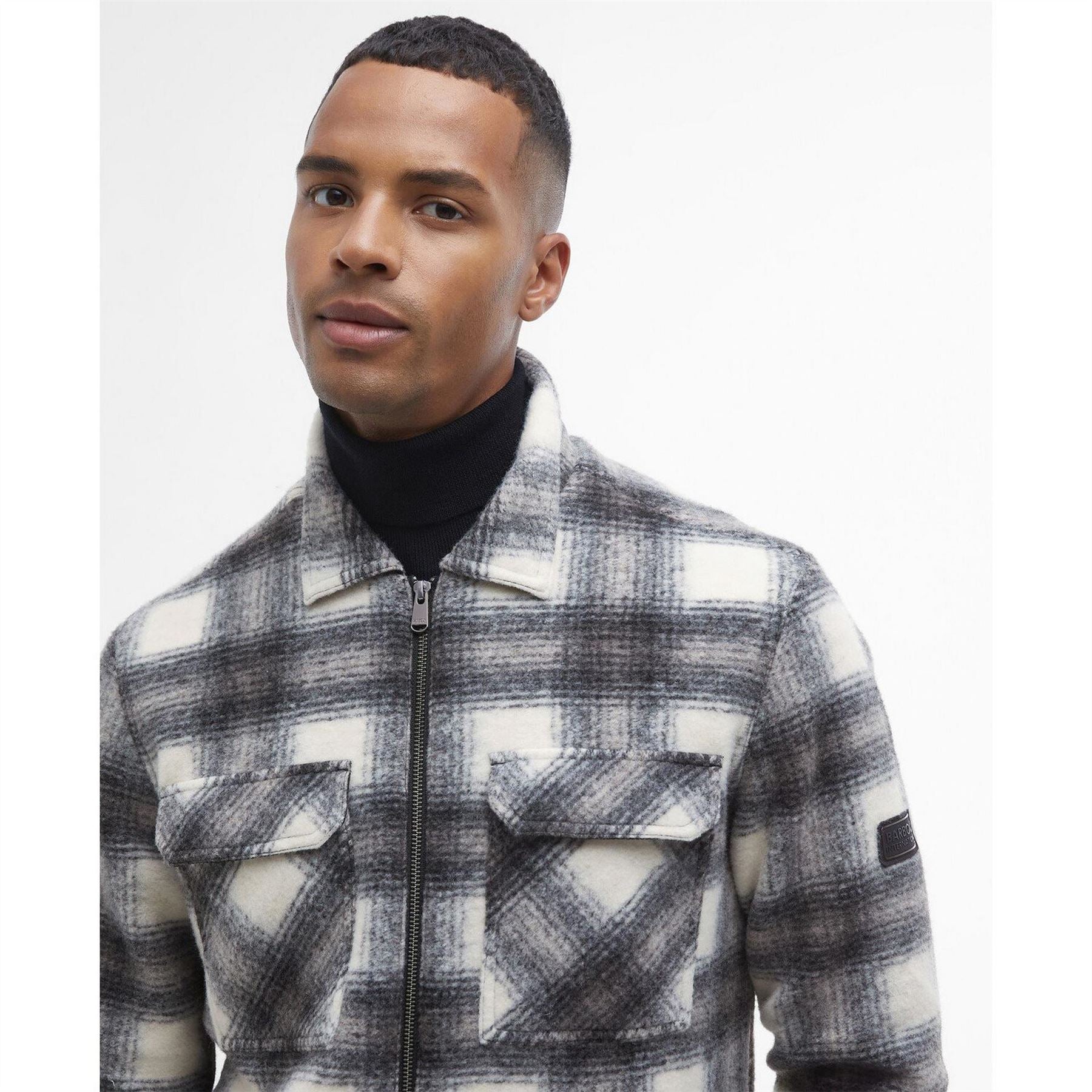 Barbour International Clayton Brushed Fleece Overshirt