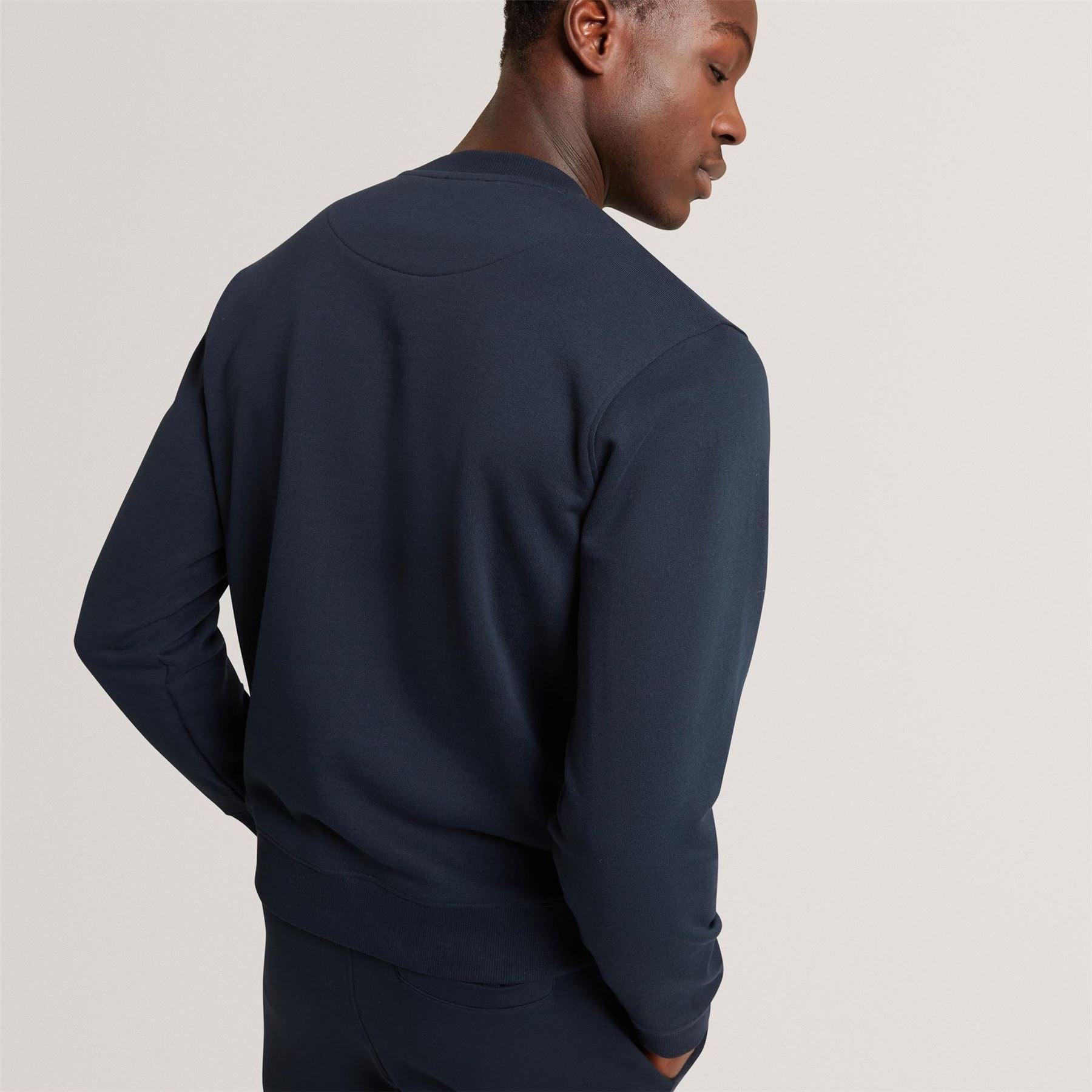 Ted Baker Baker Ls Logo Patch Sweatshirt