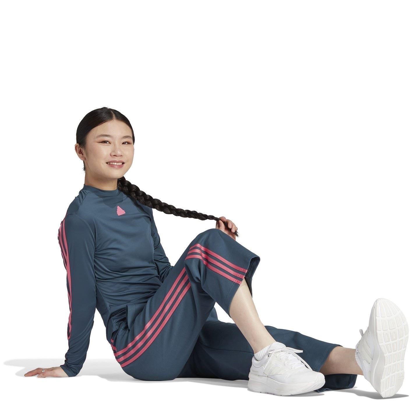 adidas Womens Future Icons 3 Stripes Tracksuit Bottoms