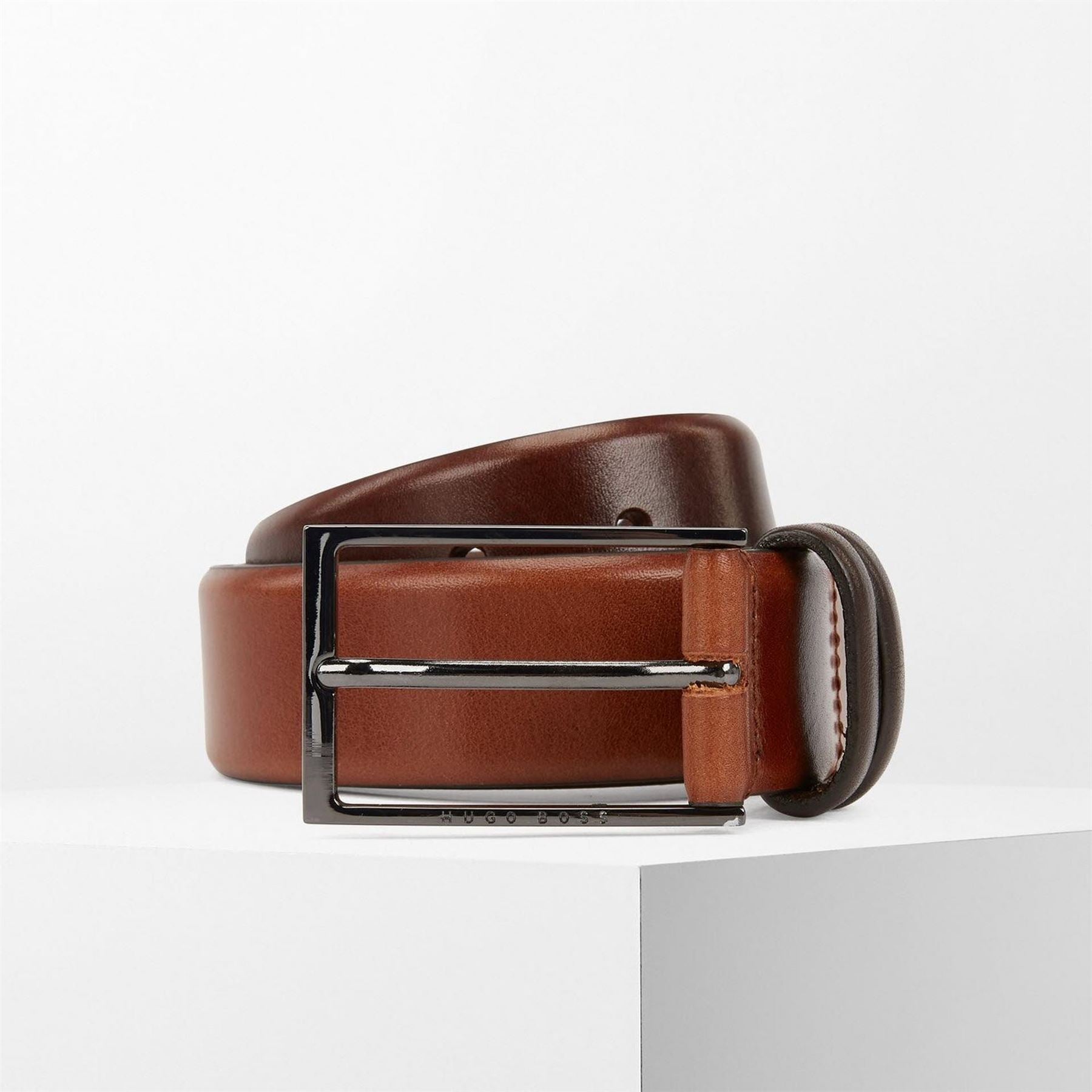 Boss Leather Pin Buckle Belt