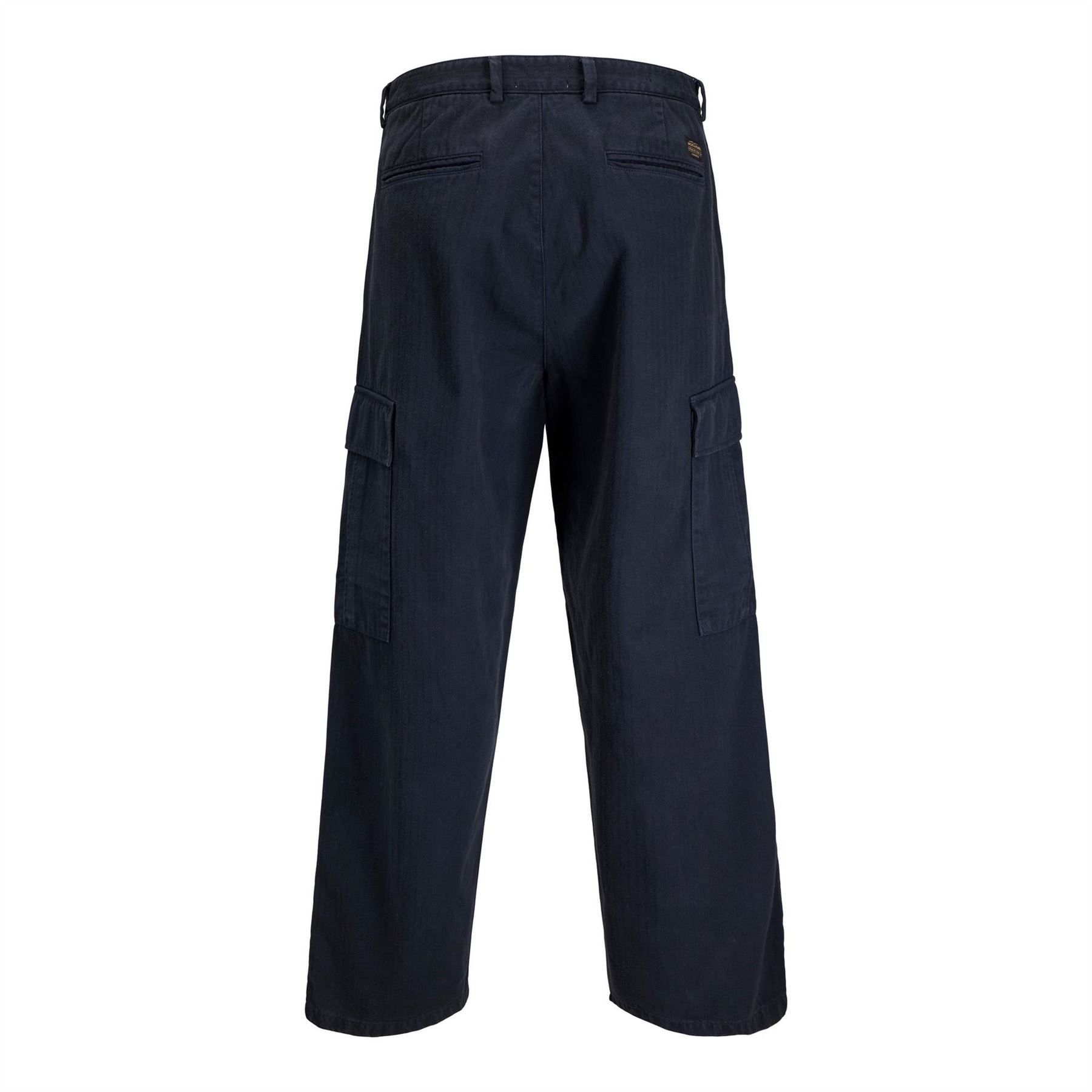 Jack and Jones Owen Solid Patterned Wide Leg Combat Pants
