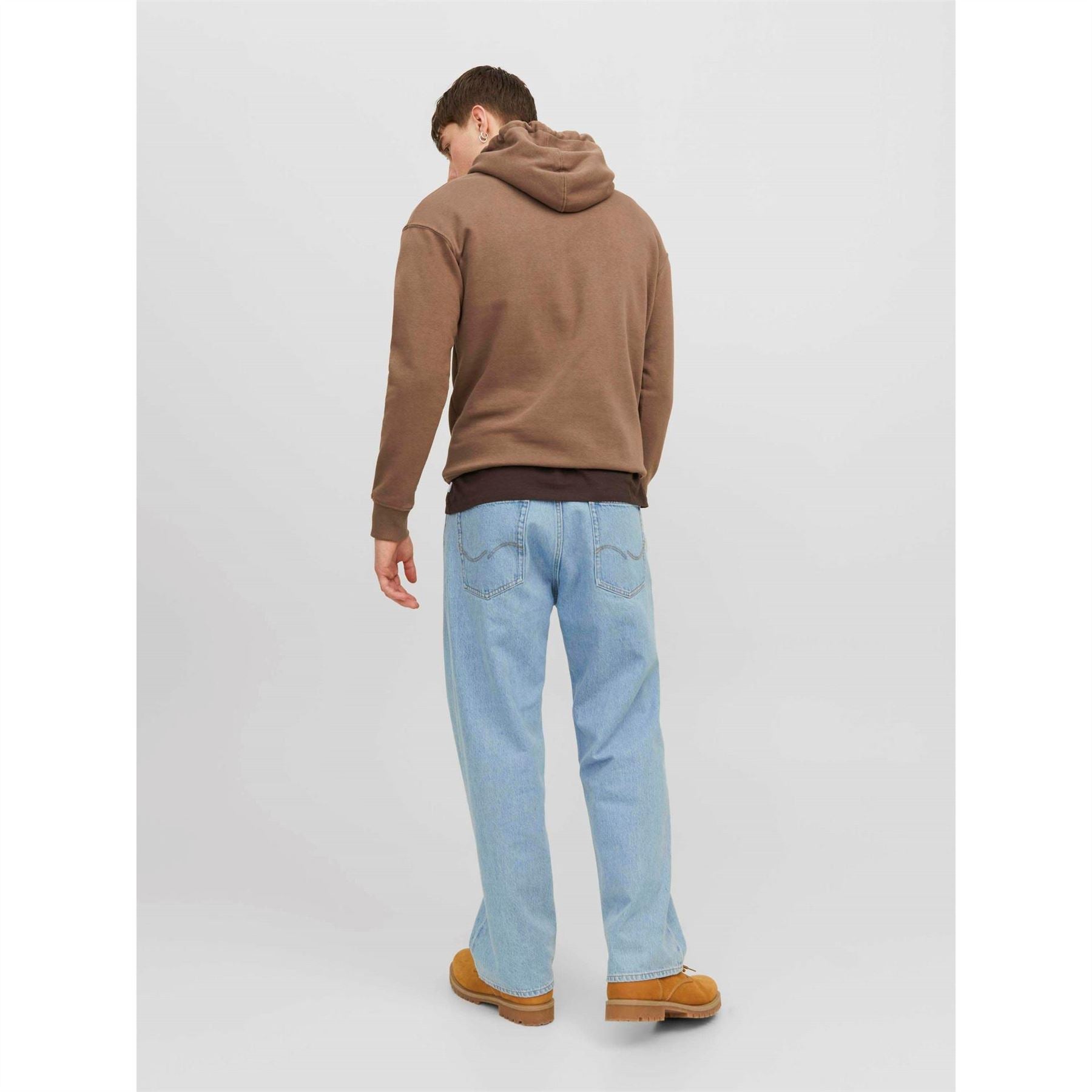 Jack and Jones Alex Wide Leg Mid Rise Jeans