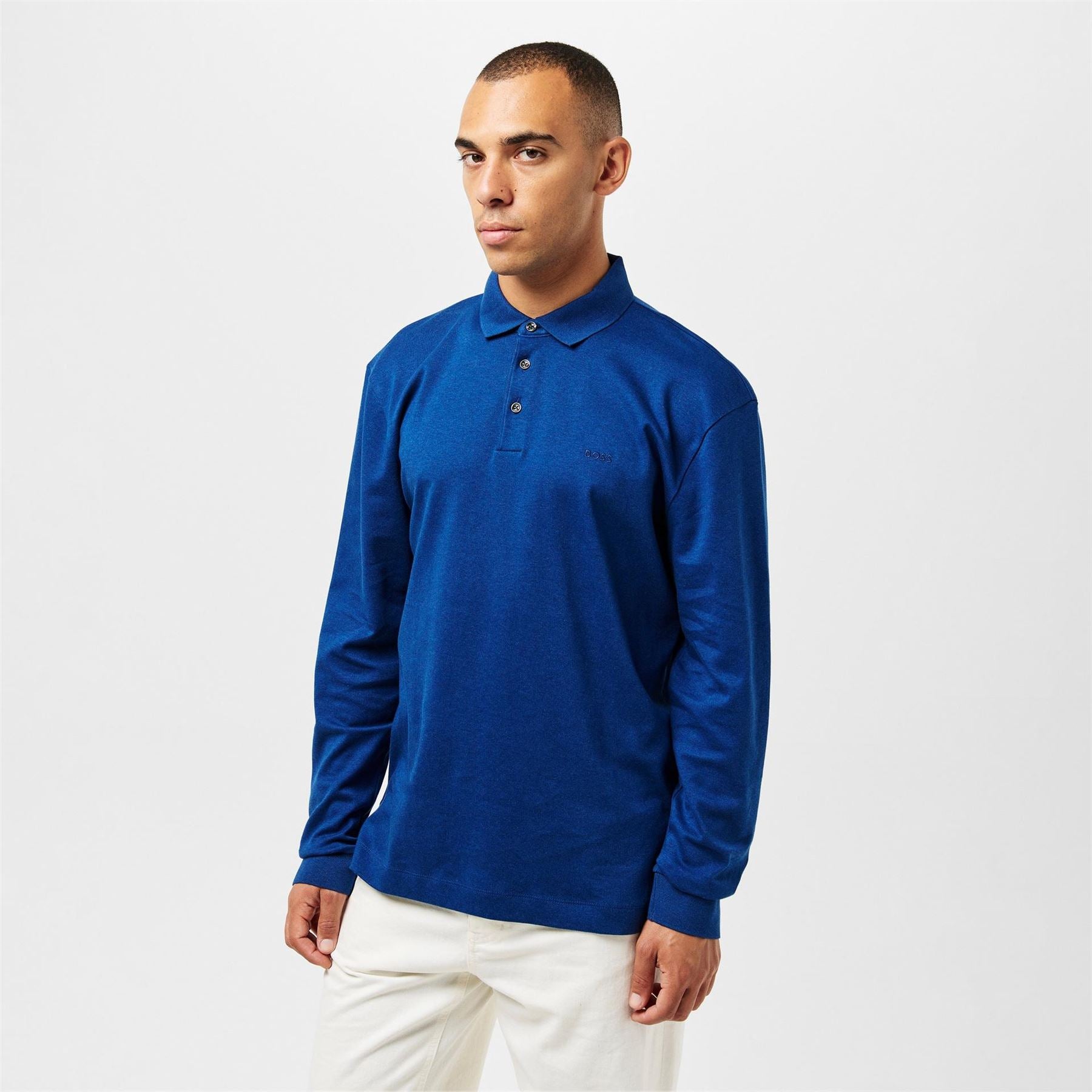 Boss Pado 30 Long Sleeve Polo Shirt
