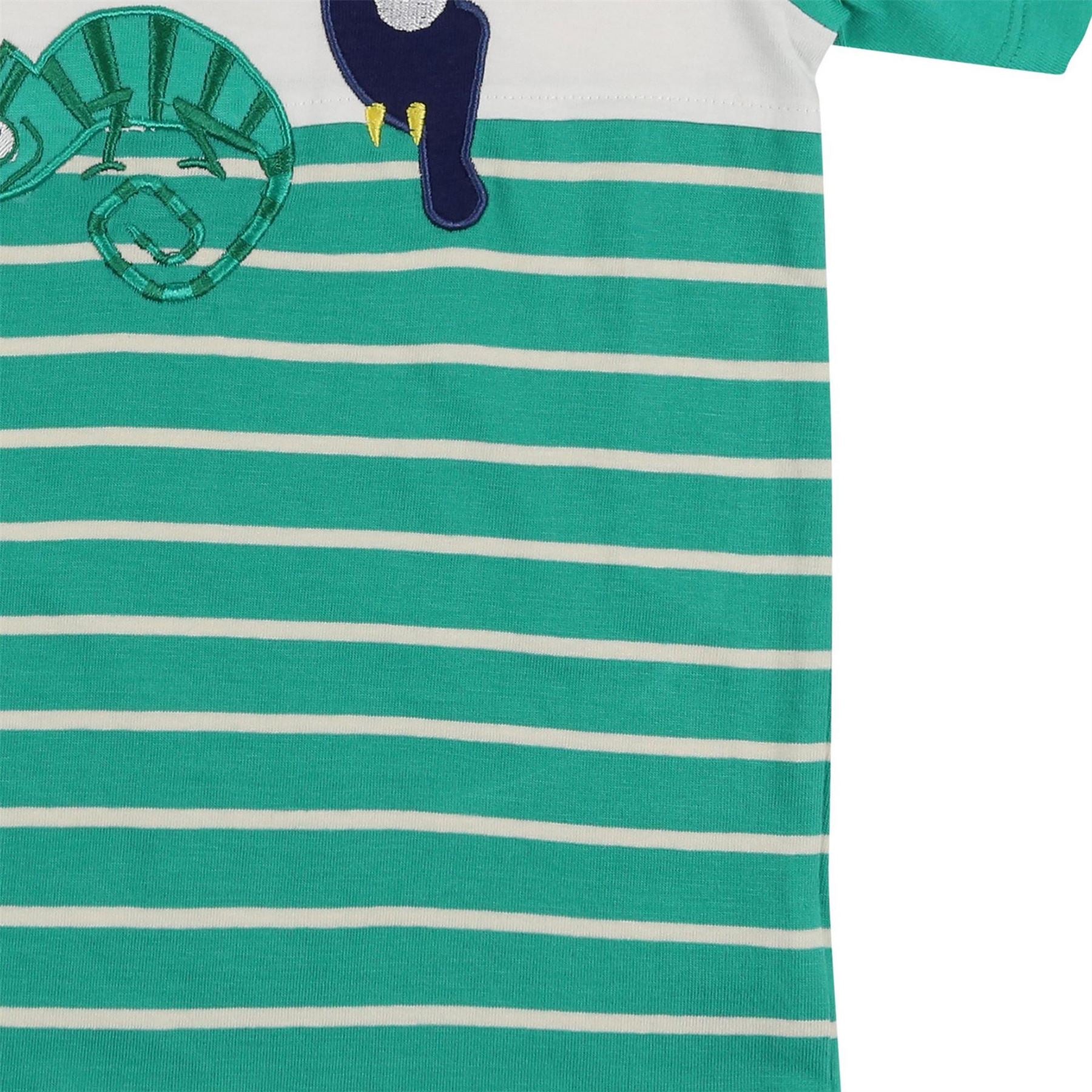 Lilly and Sid  And  Sid Green Animal Kingdom Applique T-Shirt