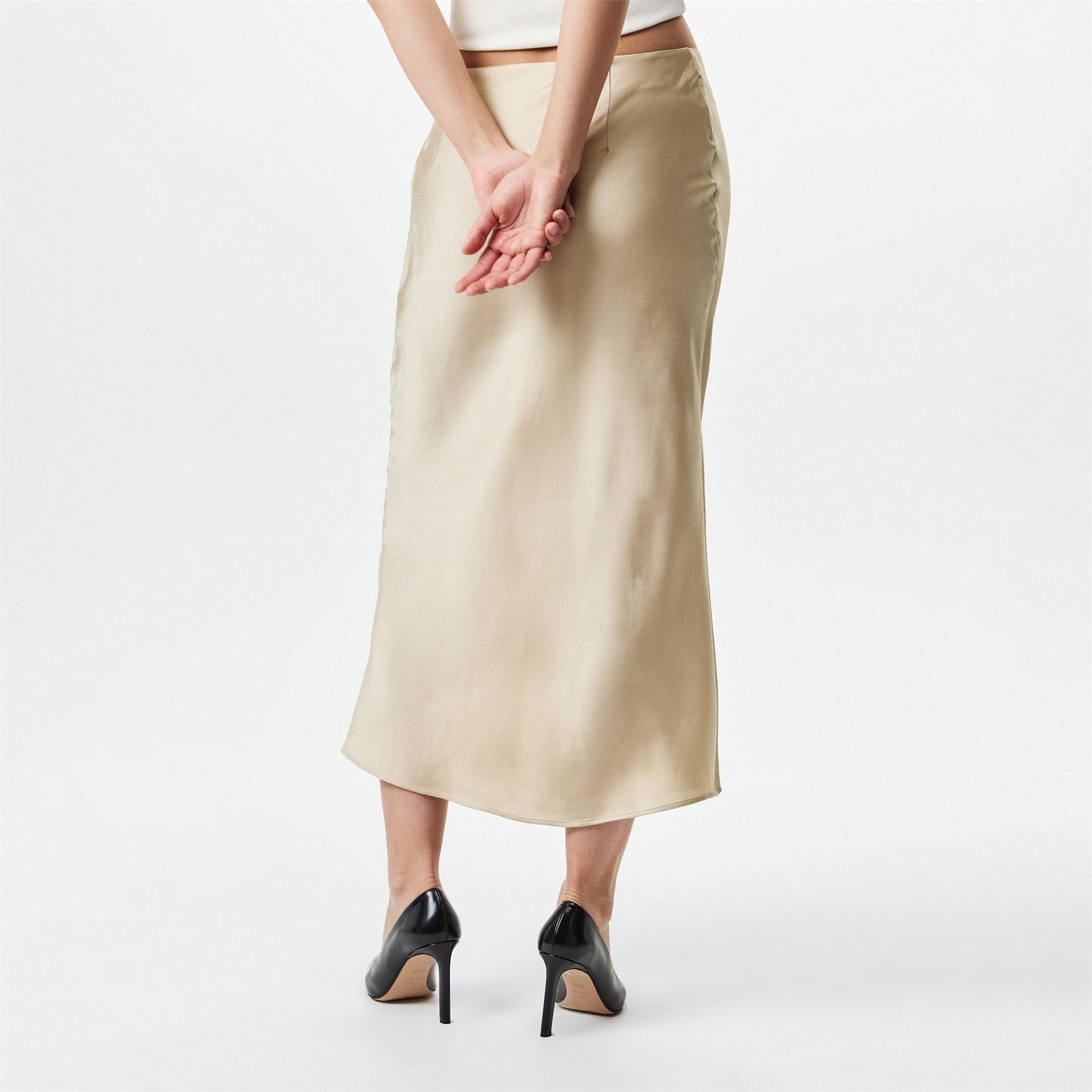 Boss C Visos Midi Slip Skirt