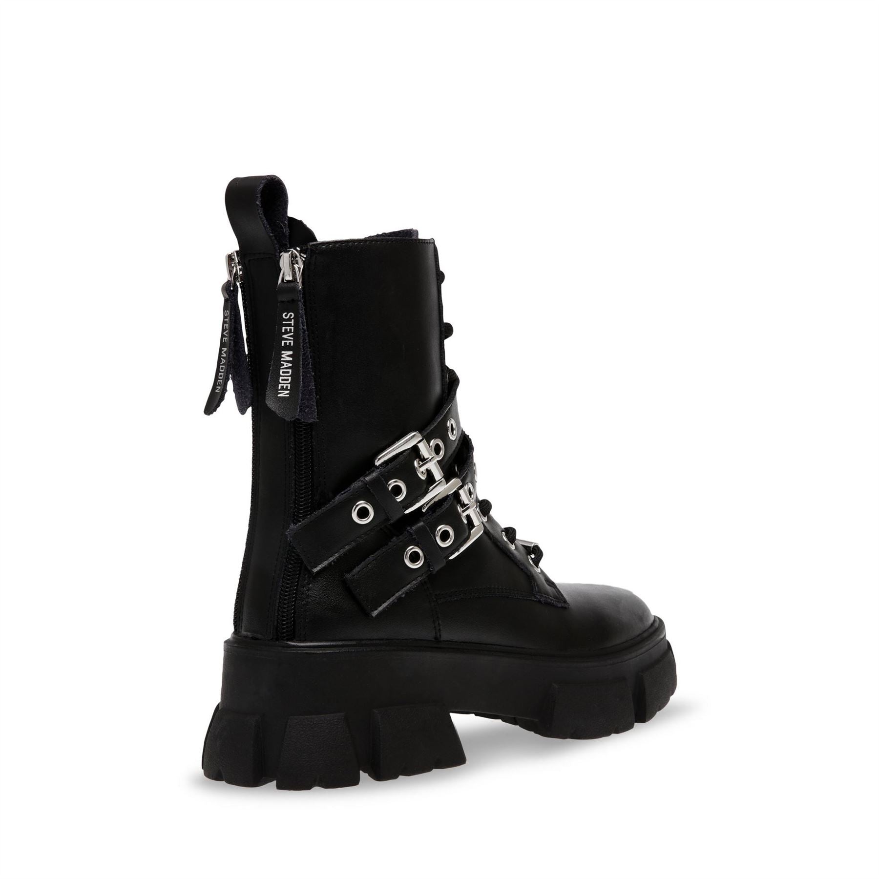 Steve Madden Combat Boots with Chunky Heel
