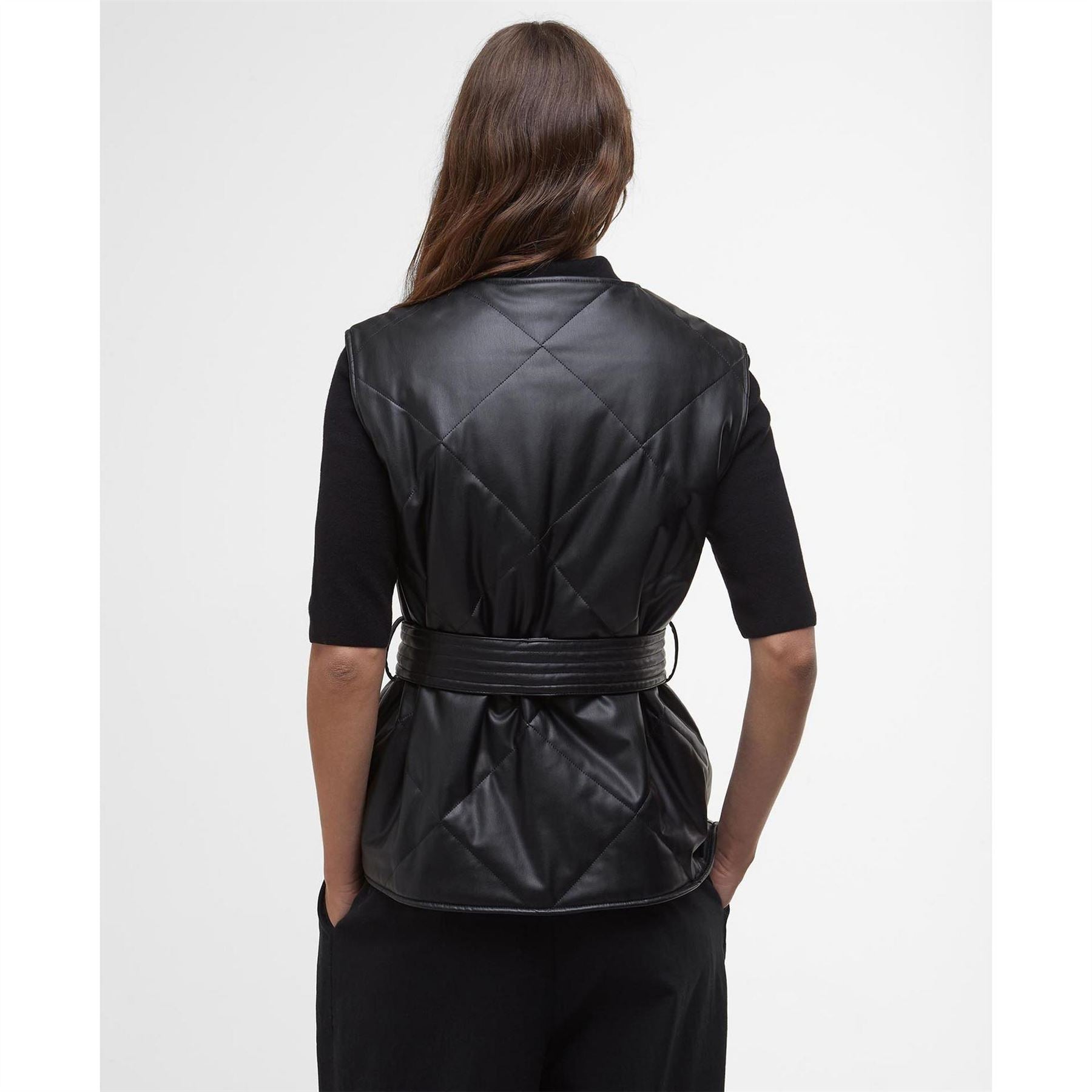 Barbour International Leather Gilet