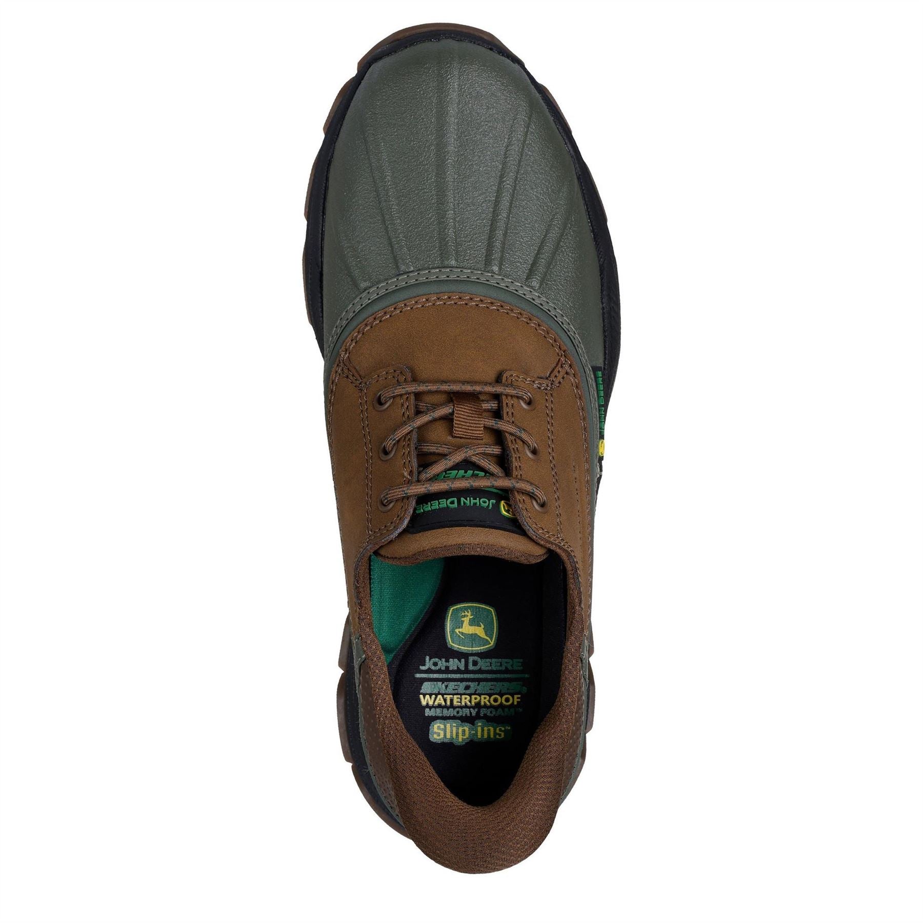 Skechers Mens Deere Slip Ins Waterproof Duck Steel Toe Cap Boots