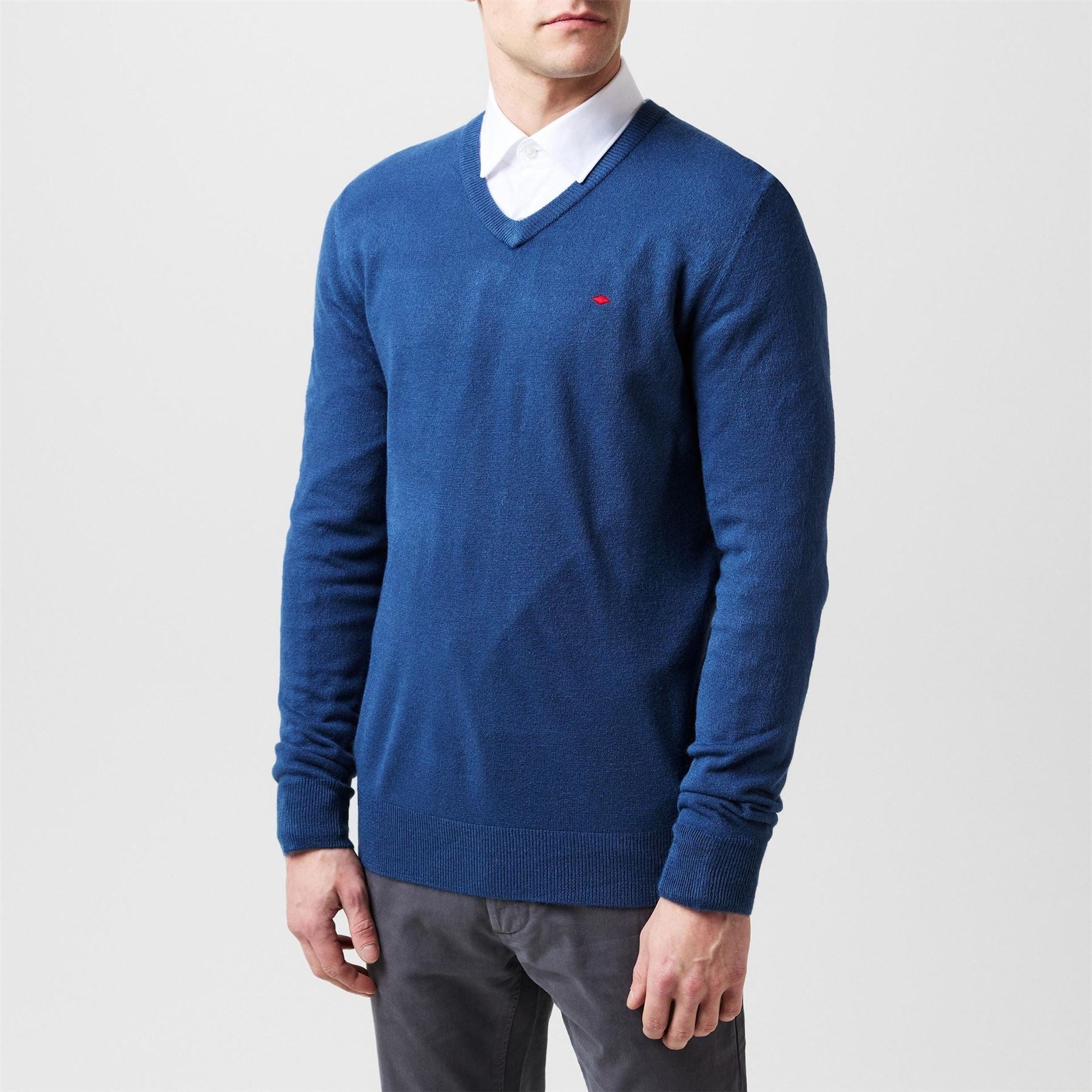 Lee Cooper Cooper Long Sleeve V Neck Jumper