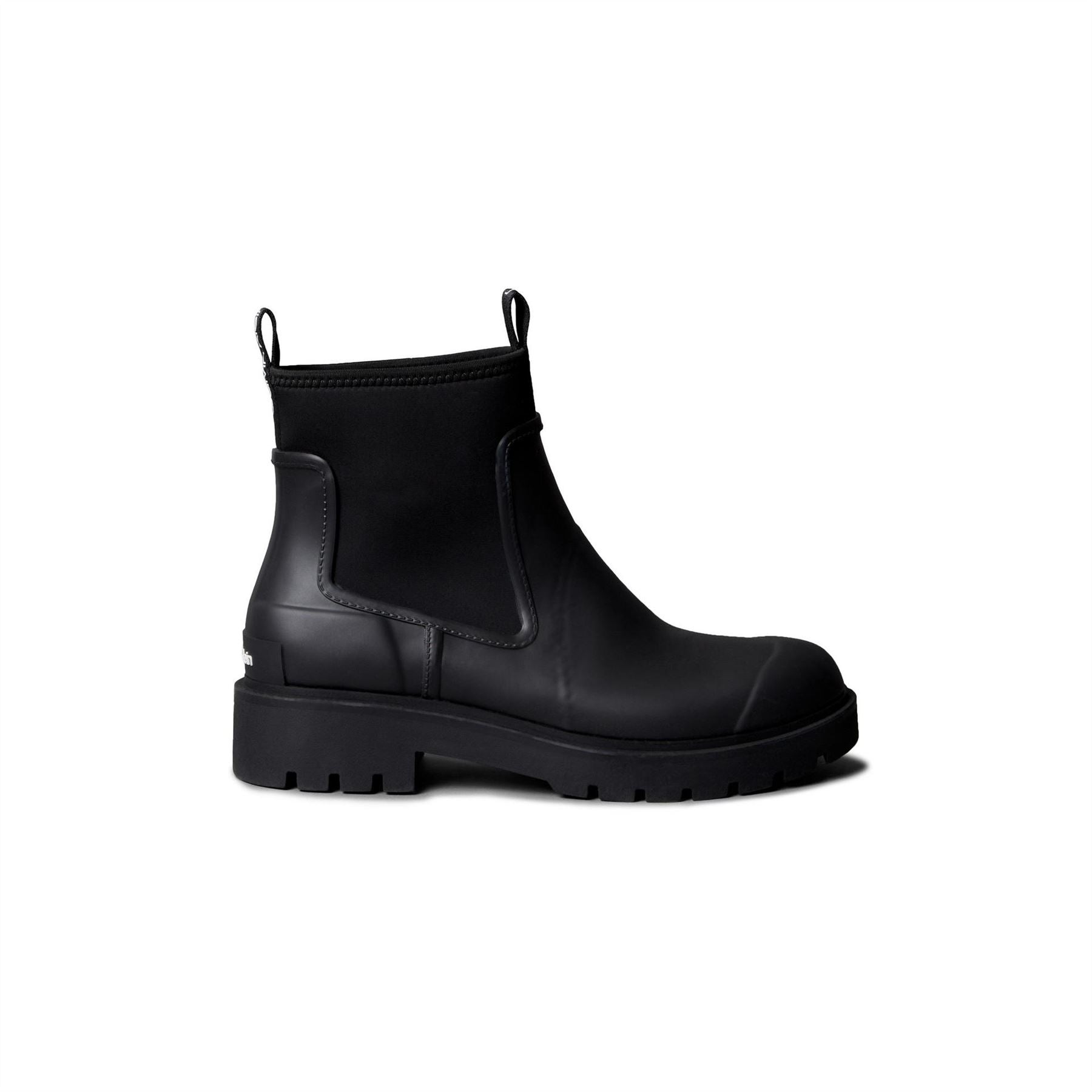 Calvin Klein Chelsea Boots with Lug Sole Flats