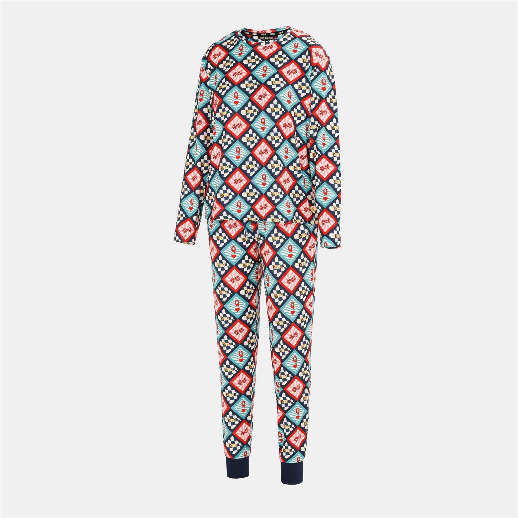 Biba Crew Neck Long Sleeve Pyjama Set