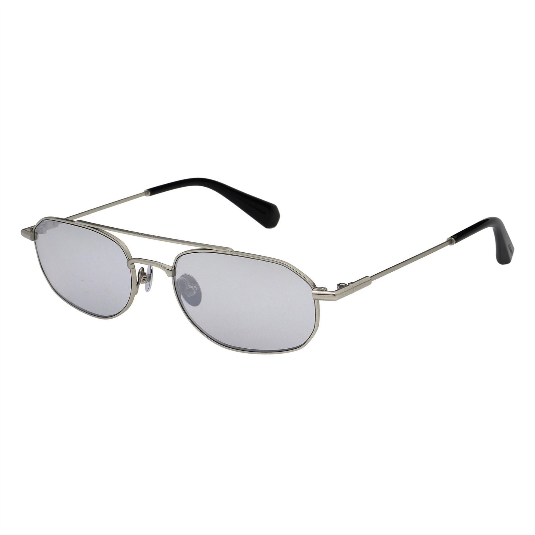 AllSaints Rectangle Double Bridge Full Rim Sunglasses