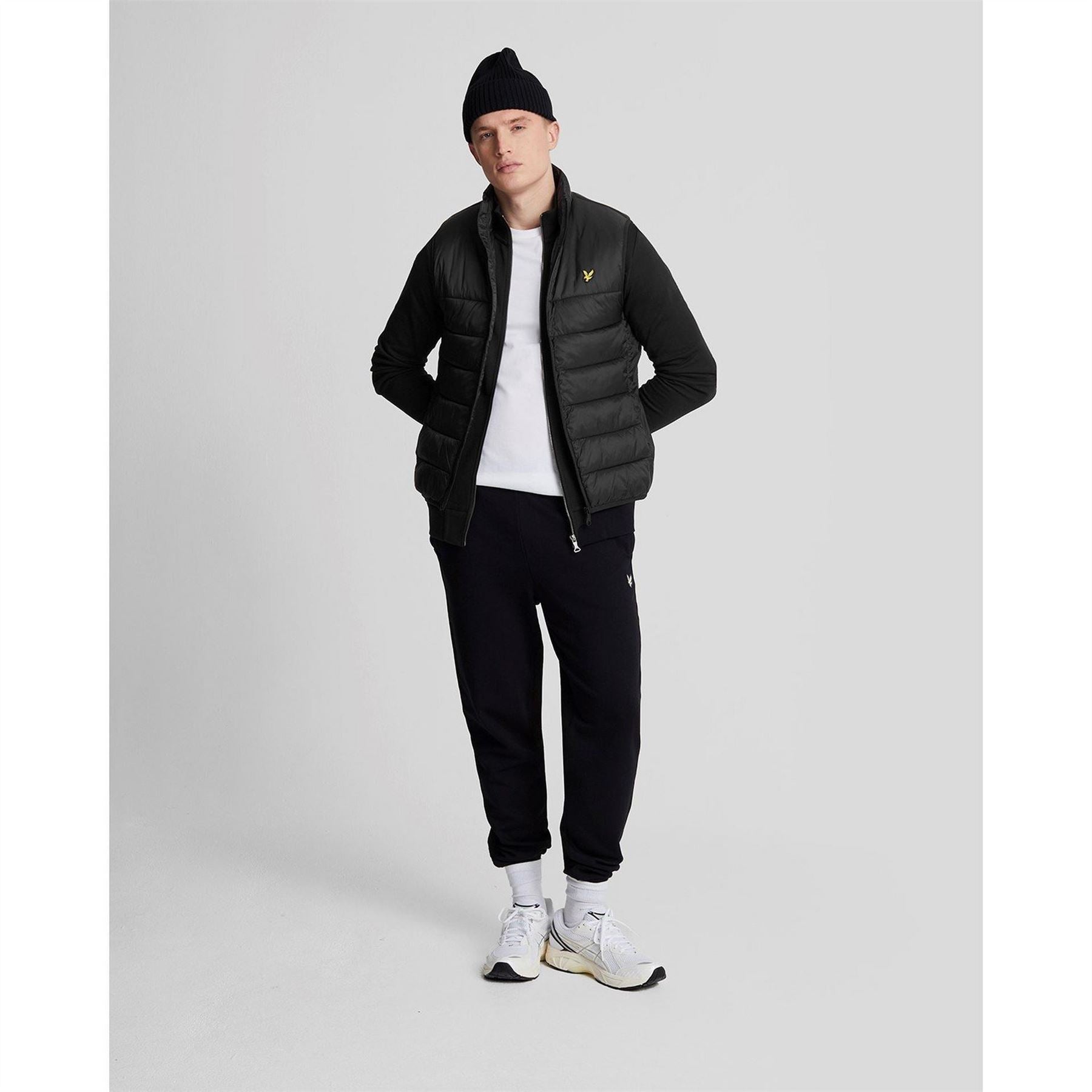Lyle and Scott Solid Patterned Regular Fit Gilet