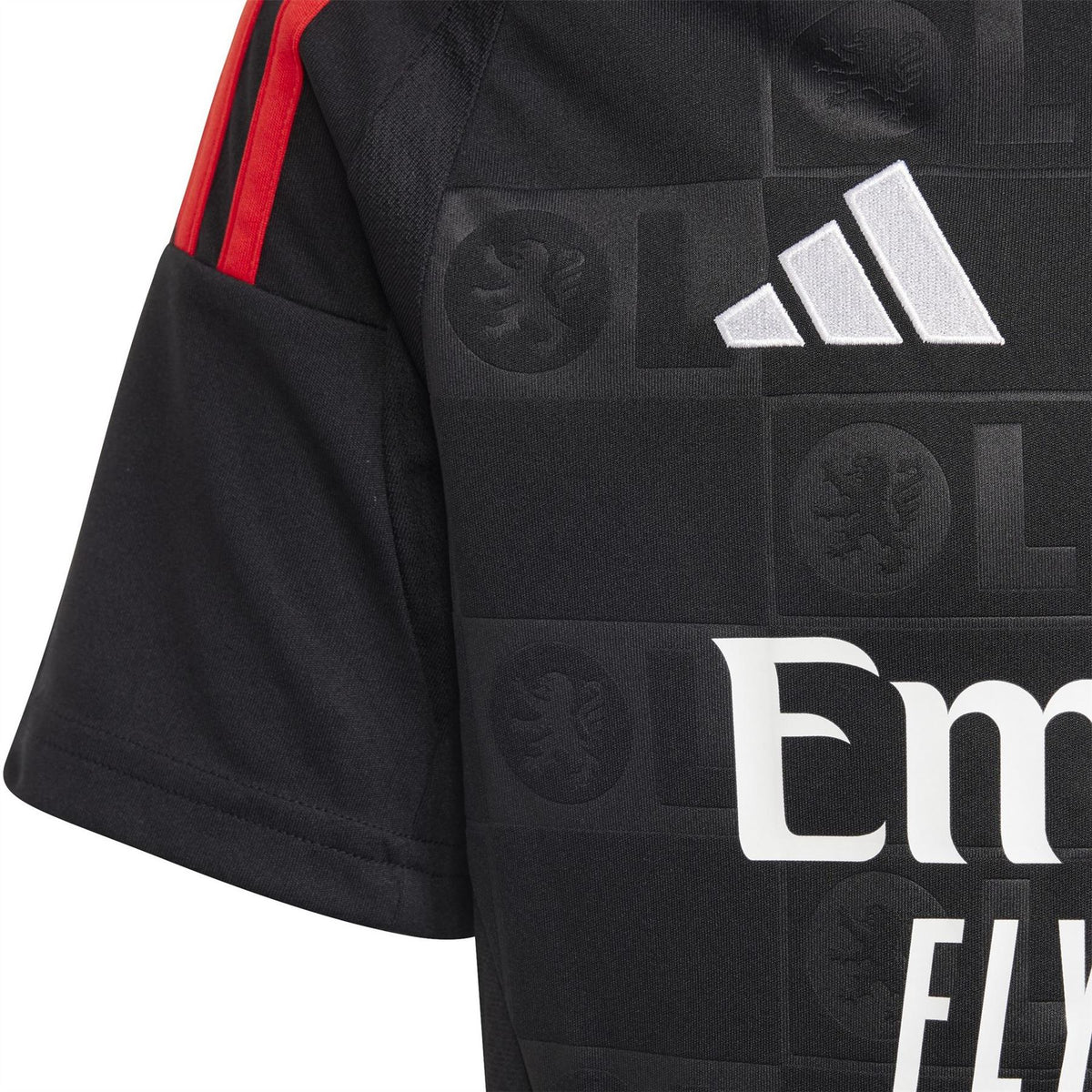 adidas Embroidered Logo V-Neck Raglan Short Sleeve Jersey