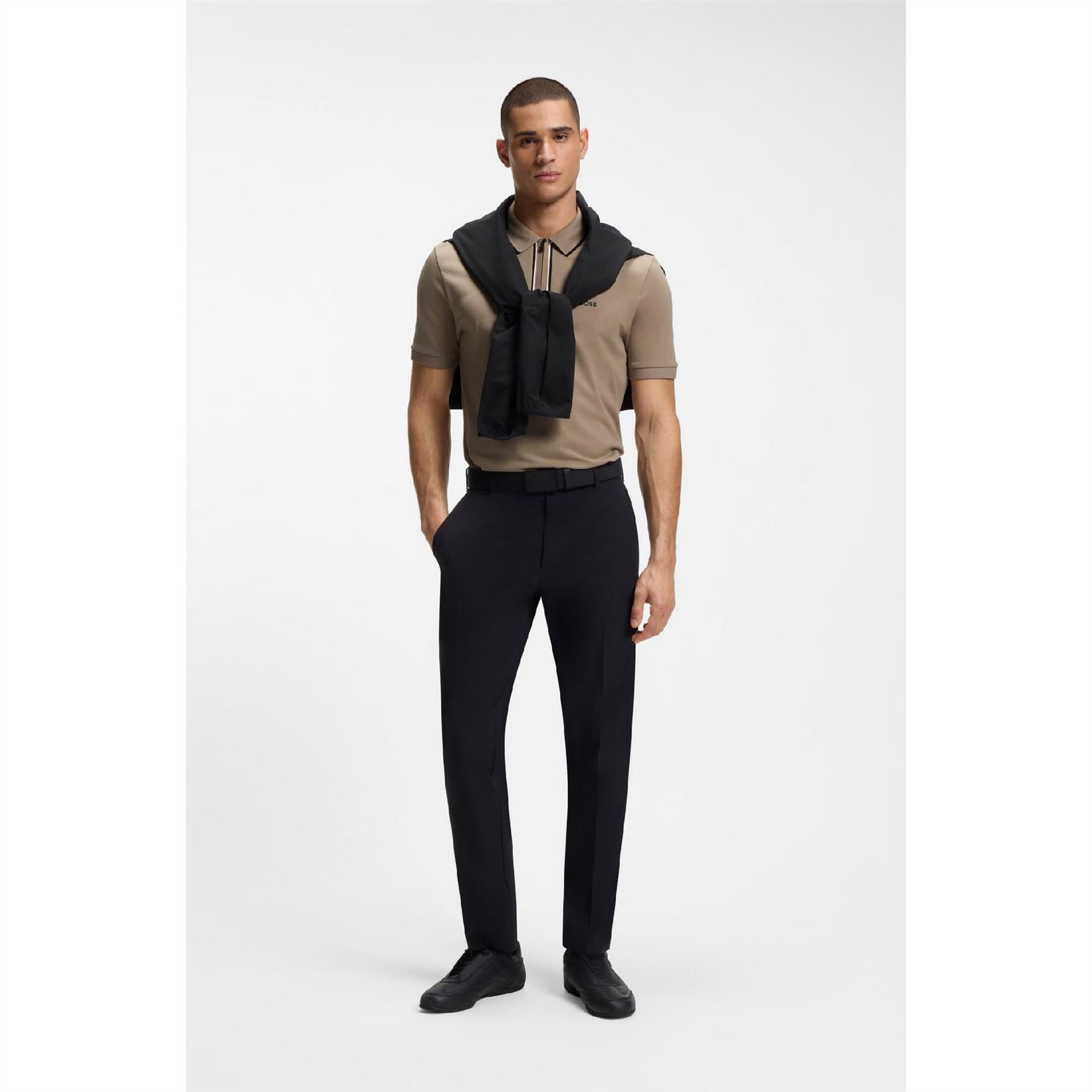 Boss BOSS GREEN Short Sleeve Zip Polo Shirt (Philix)
