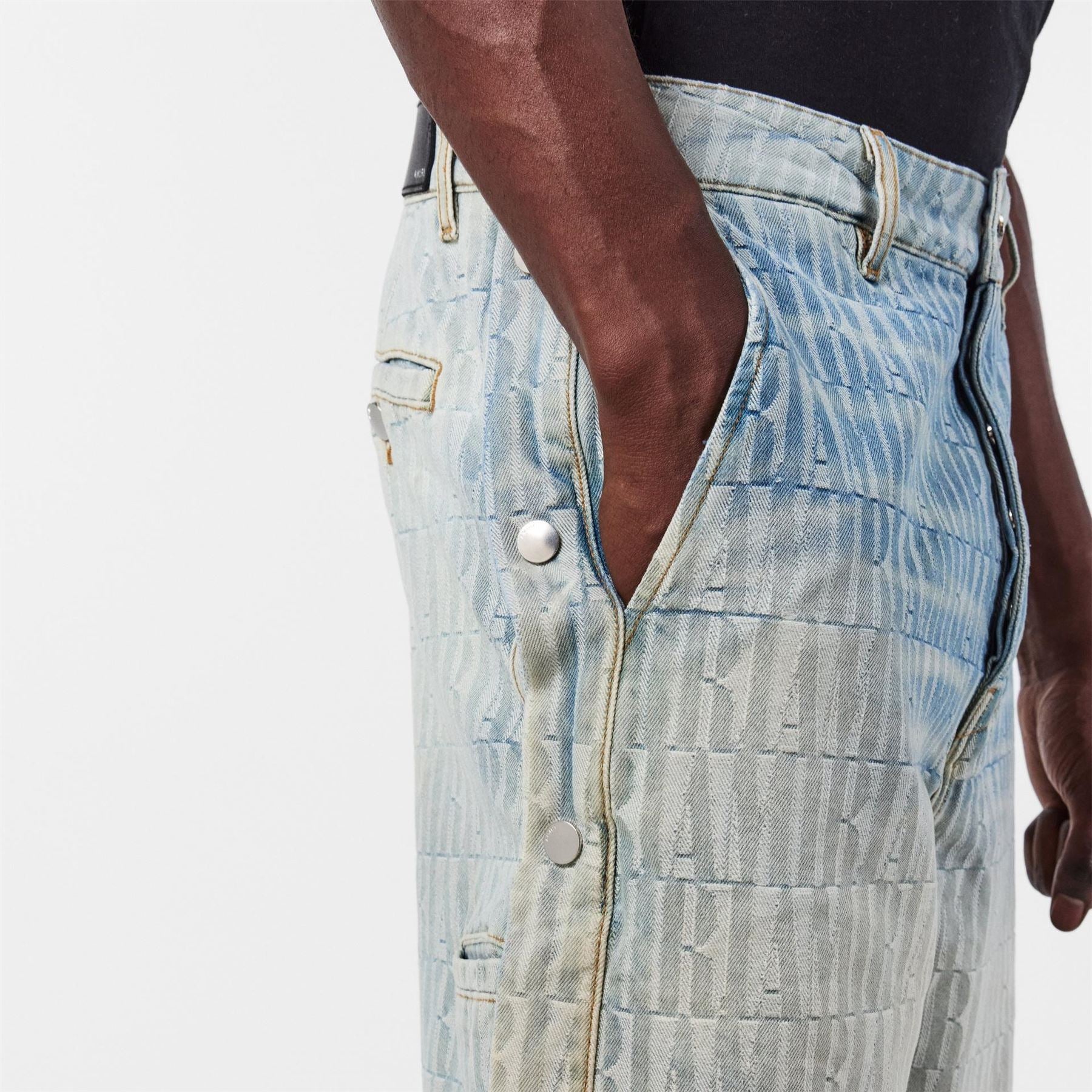 Amiri Jacquard Denim Shorts