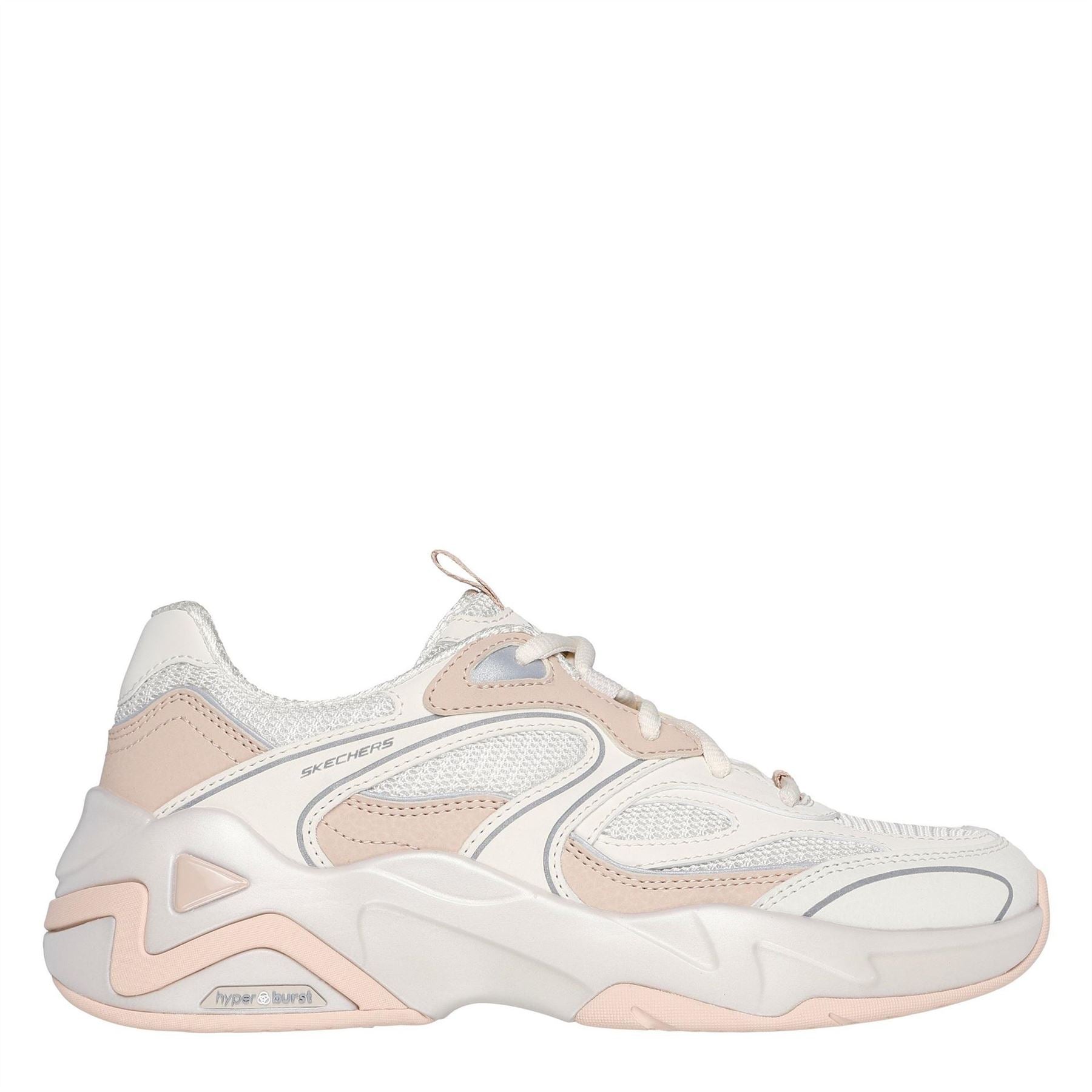 Skechers D'Lux Hyperburst Lace-Up Abstract Sneakers