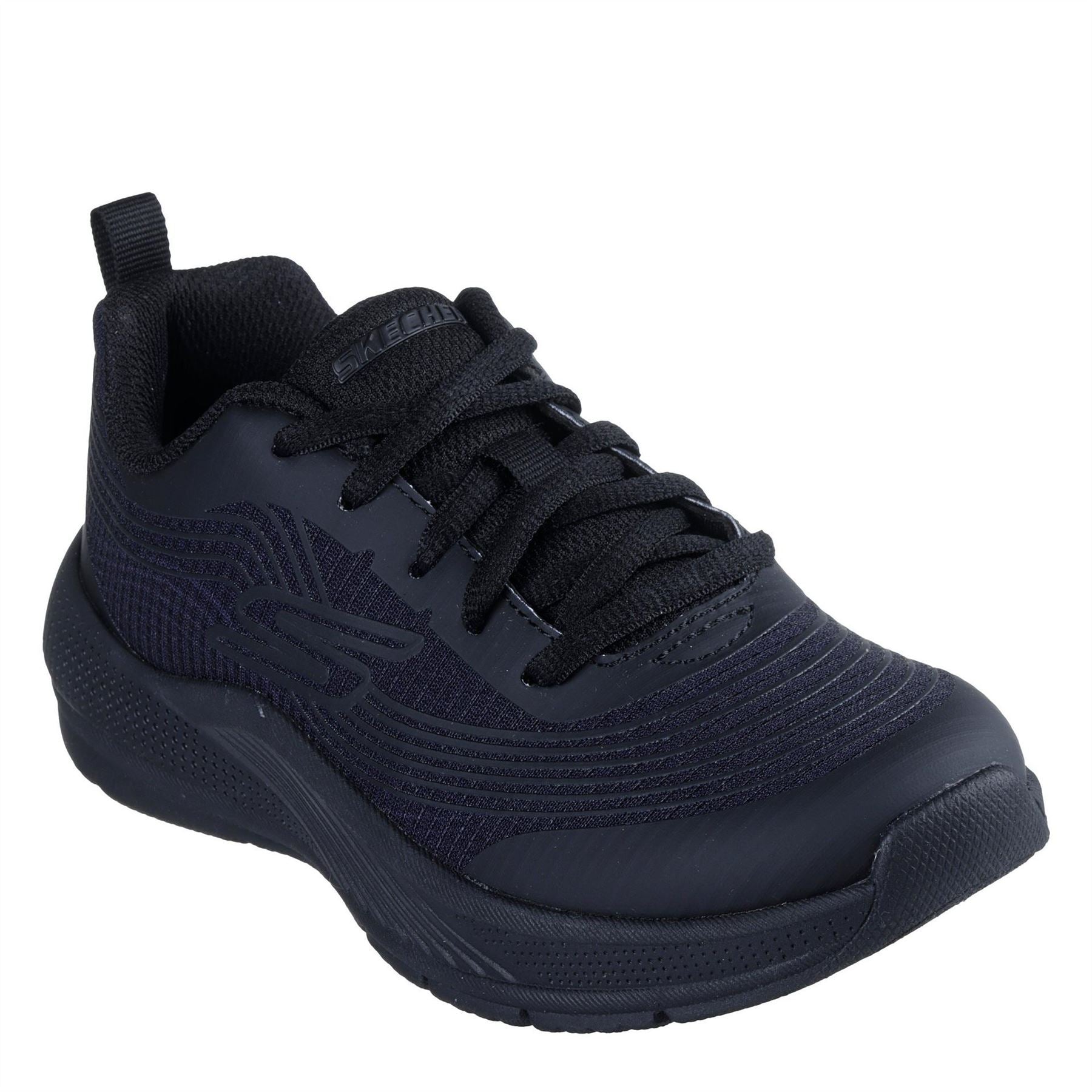 Skechers Lace Up Ombre Mesh Sneaker W 3d Pri Low Top Trainers Girls