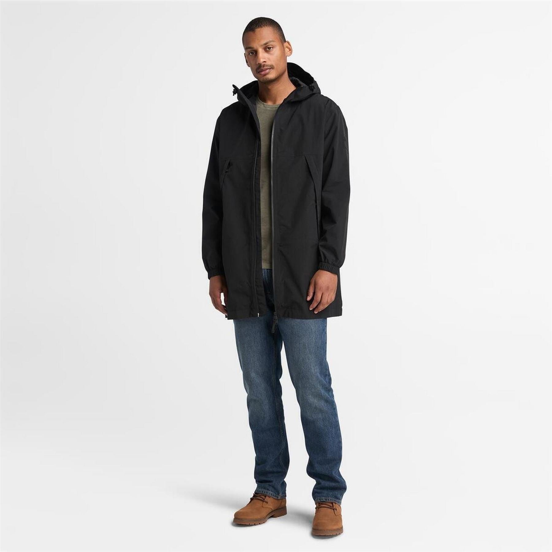 Timberland Winnick Hooded Solid Patterned Parka Coat