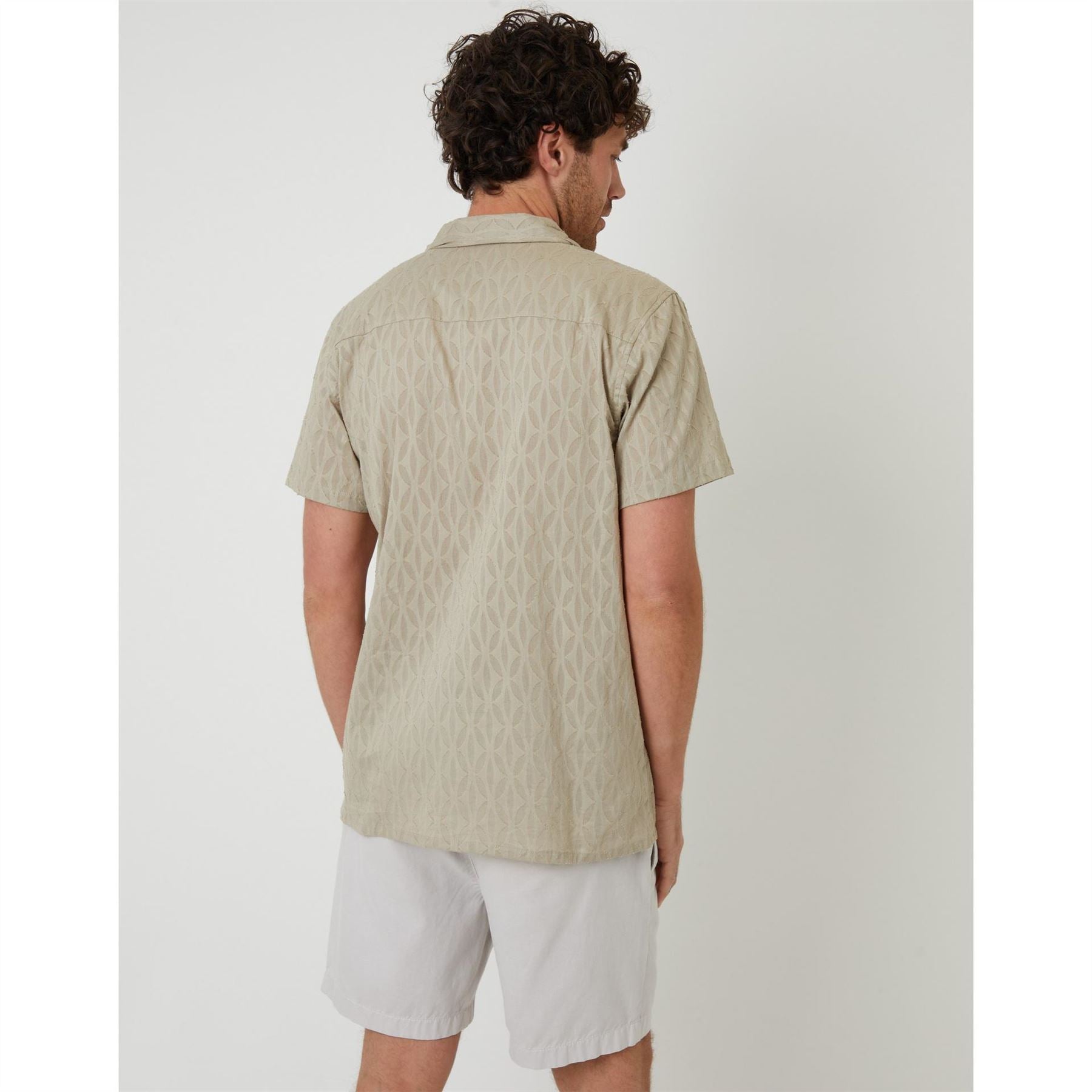 Threadbare Regular Fit Short Sleeve Point Collar Shirt