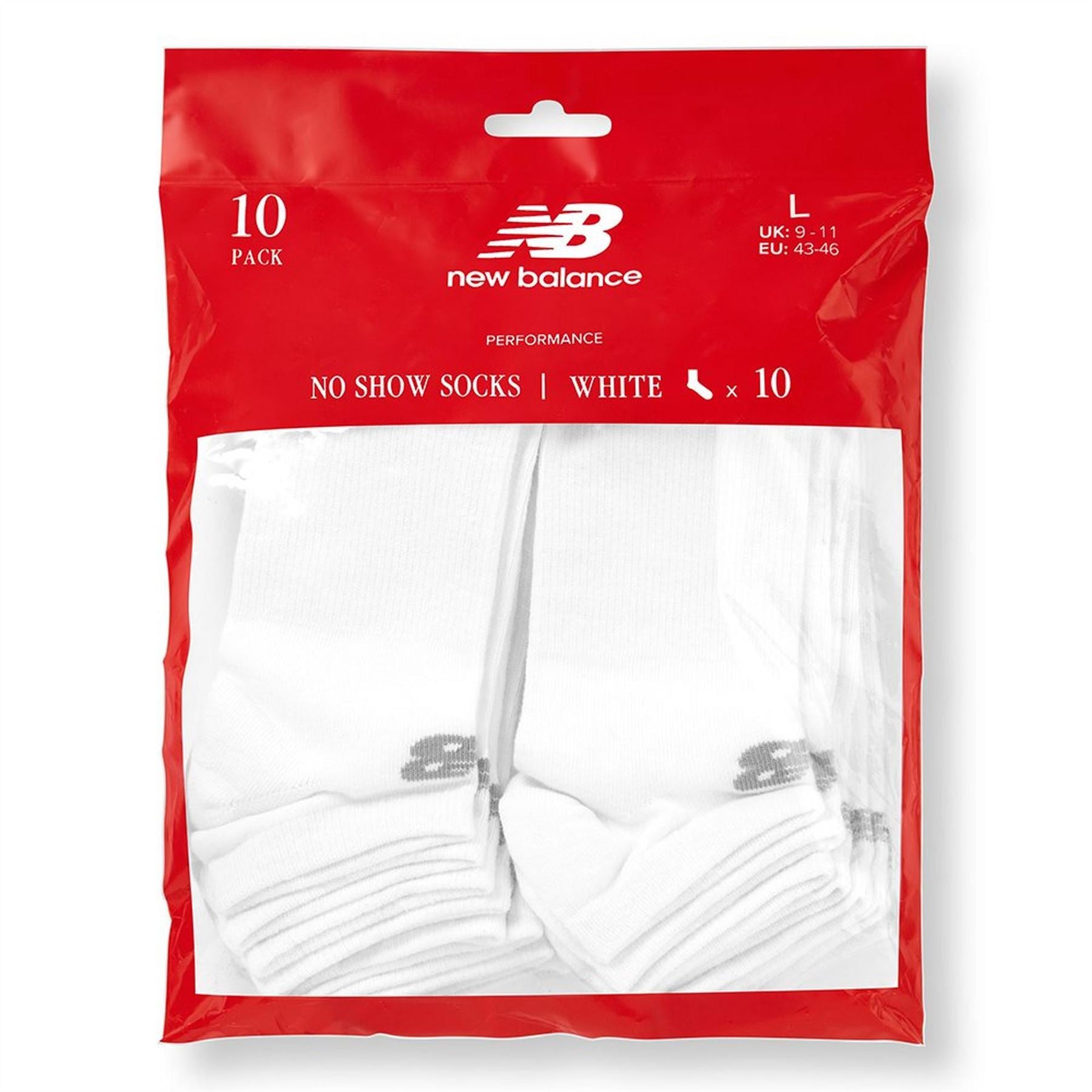 New Balance 10 Pack No Show Liner Socks