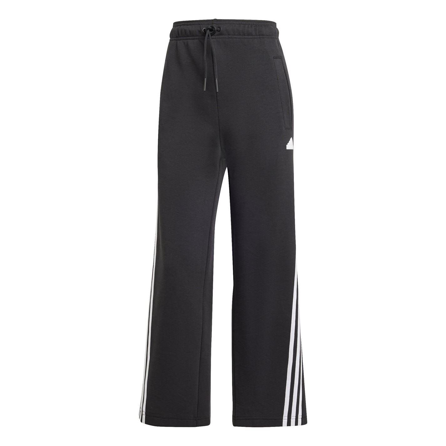 adidas Womens Future Icons 3 Stripes Open Hem Joggers