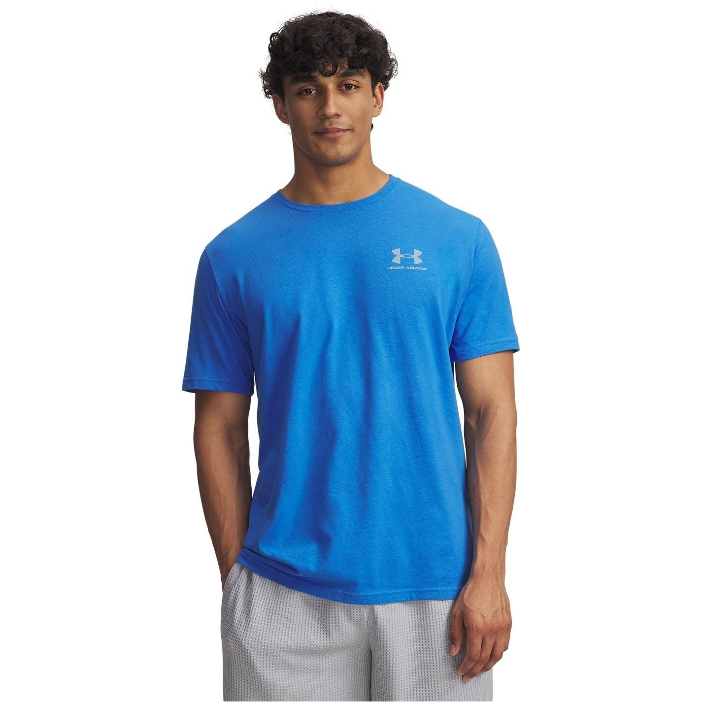 Under Armour Mens Armour Ua Left Chest Logo Short Sleeve