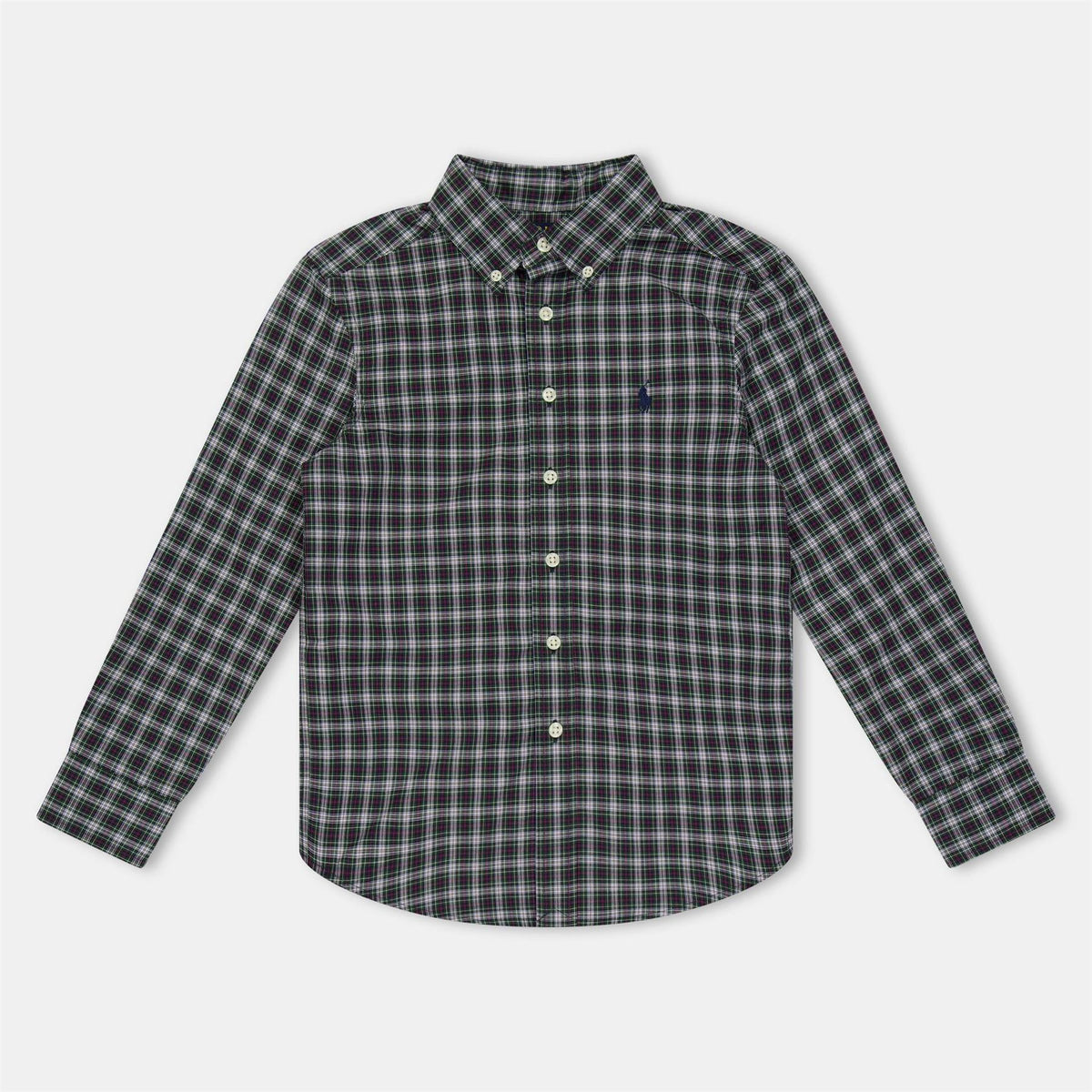 Polo Ralph Lauren Check Long Sleeve Button Down Collar Shirt