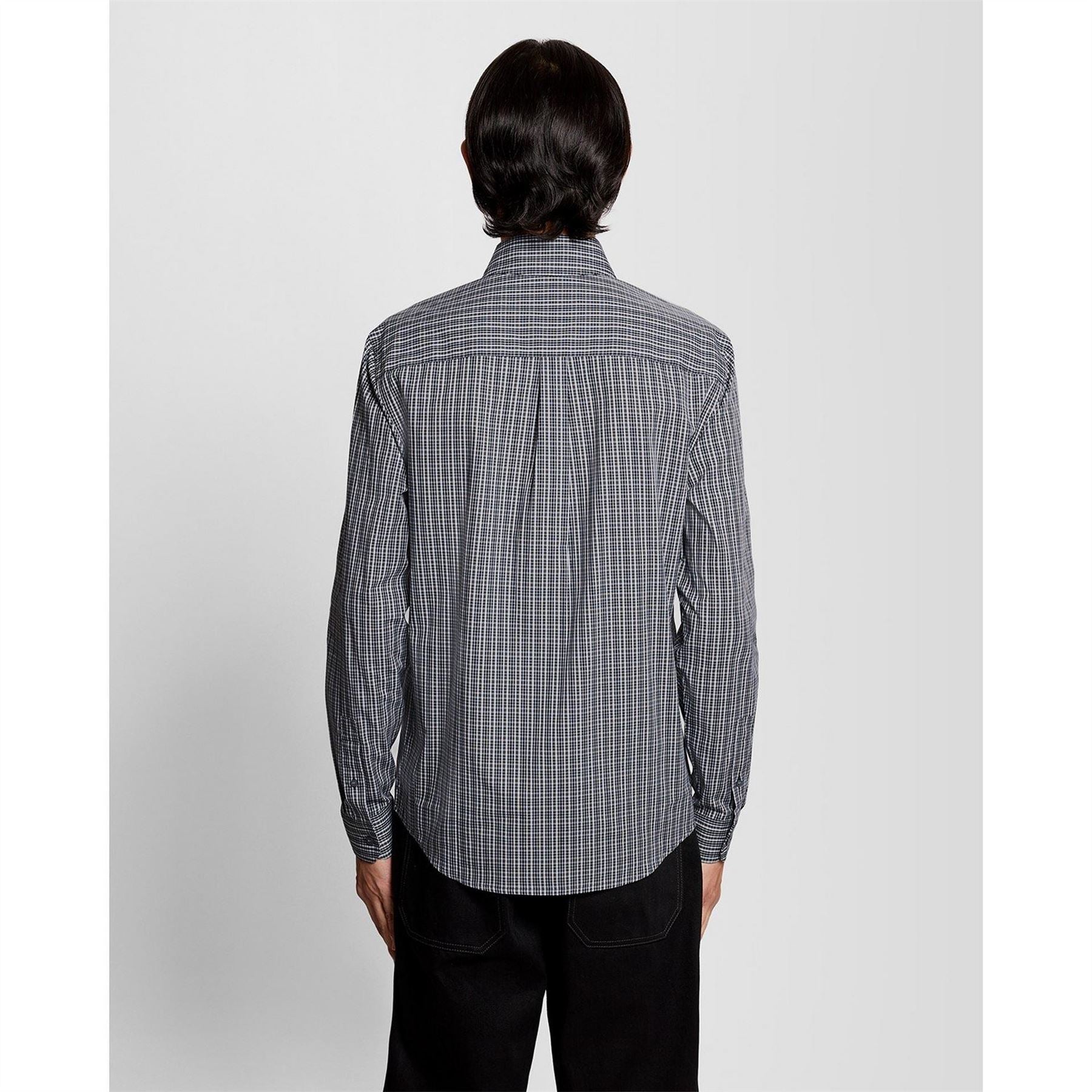 Lyle and Scott Long Sleeve Patterned Shirt