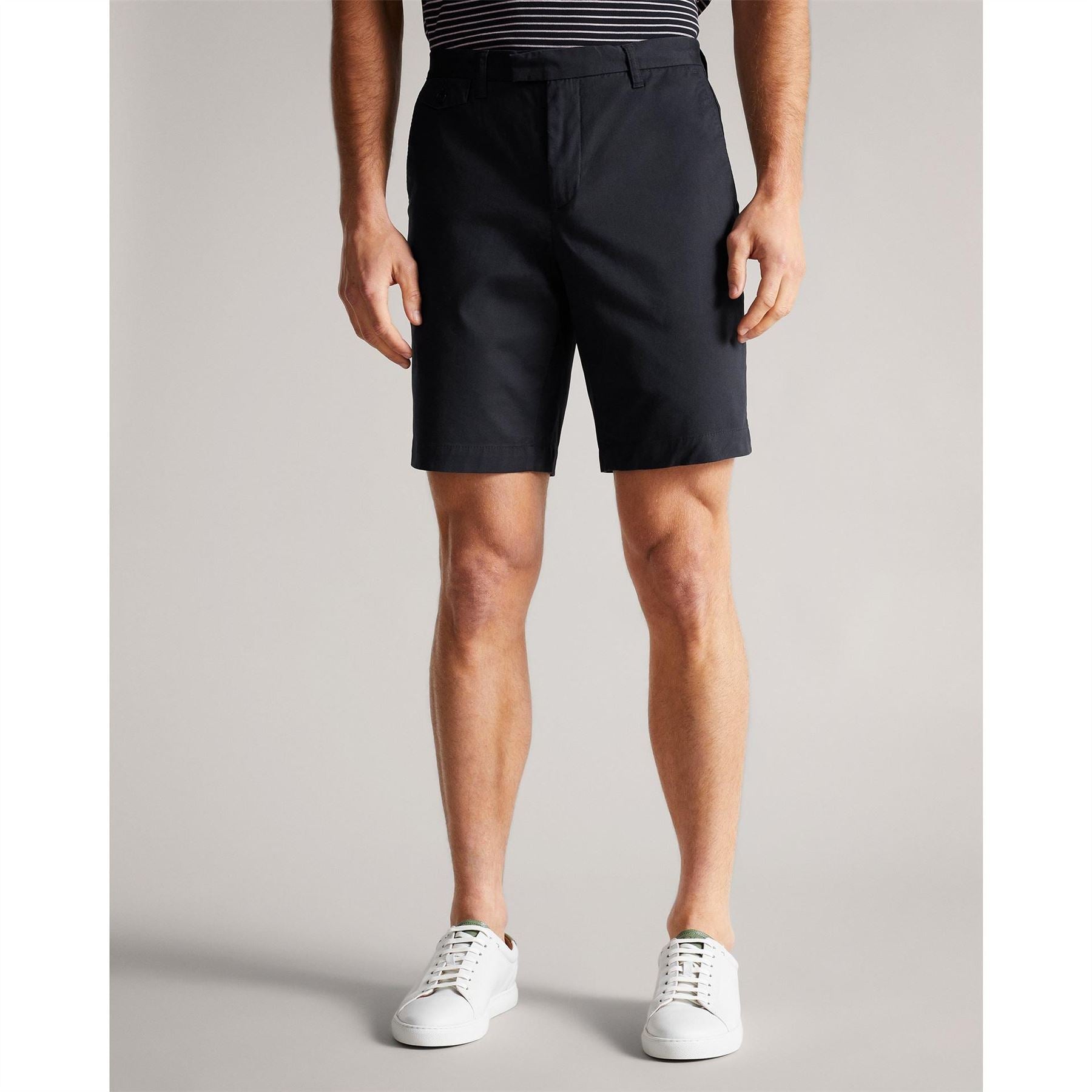 Ted Baker Solid Patterned Chino Shorts
