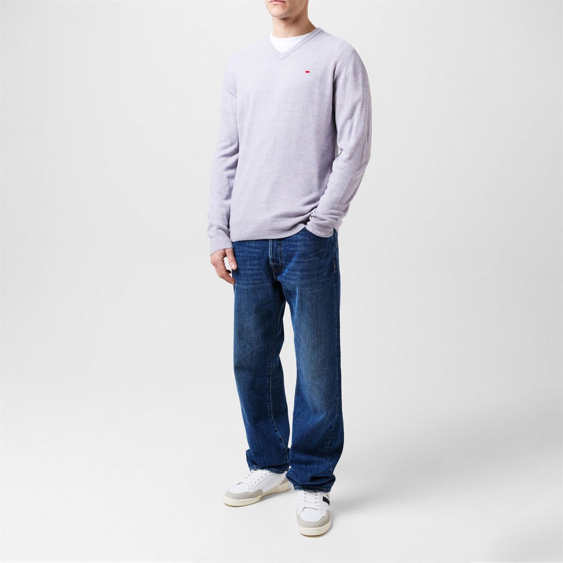 Lee Cooper Cooper Long Sleeve V Neck Jumper