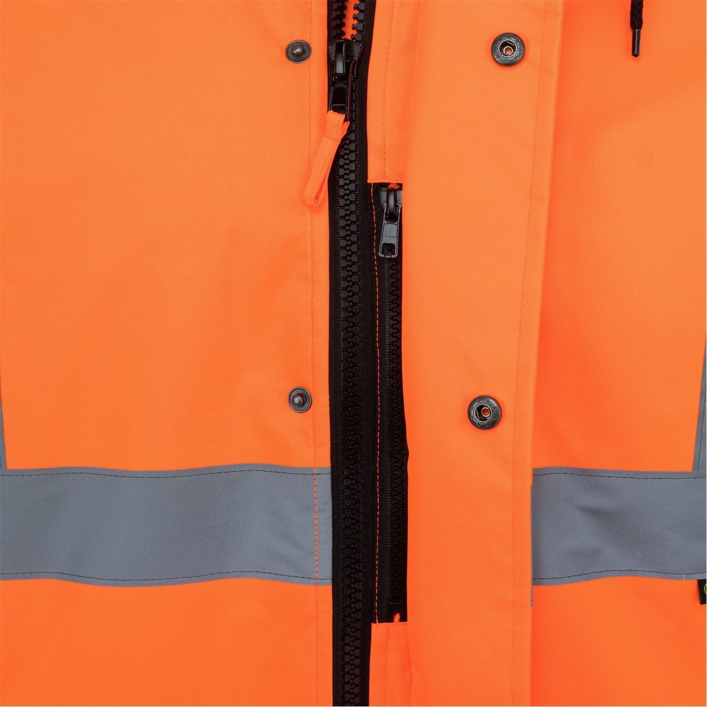 Dunlop Waterproof Wind Resistant Reflective Long Sleeve Hi Vis Jacket
