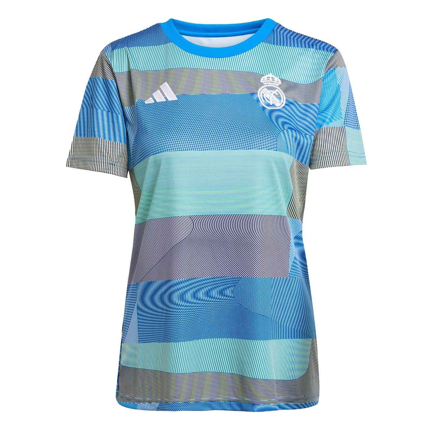 adidas Womens Real Madrid Pre Match Shirt 2025 2026