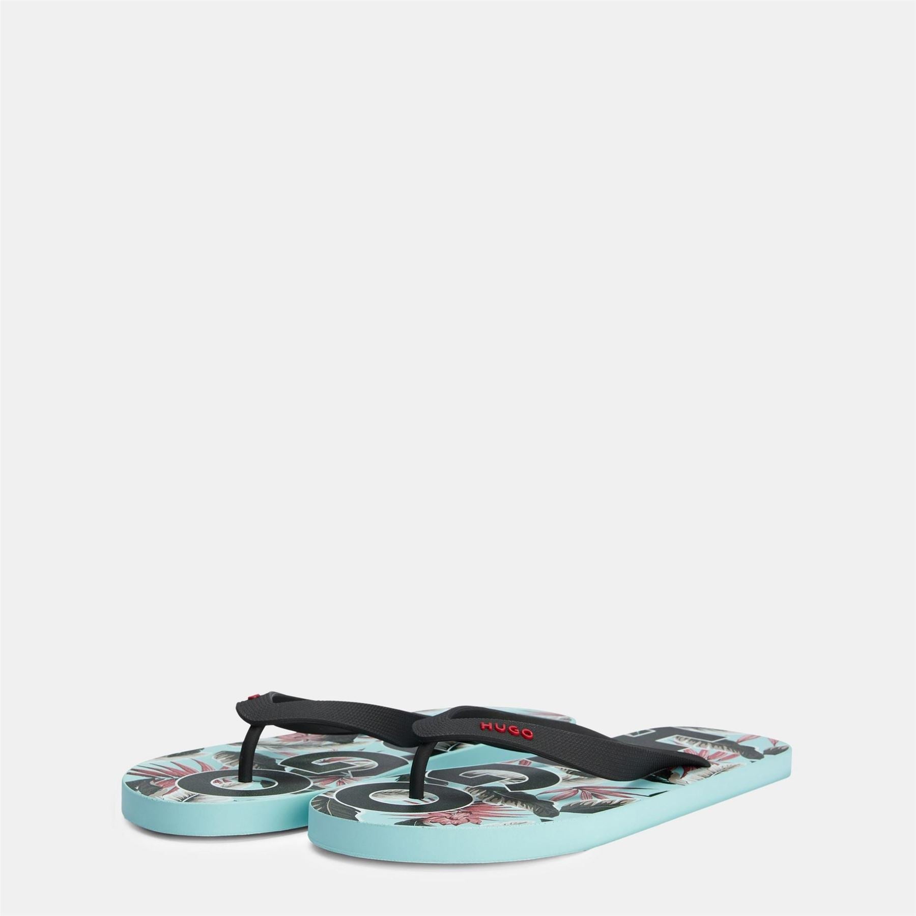 Hugo Arvel Floral Thong Toe Flip Flops