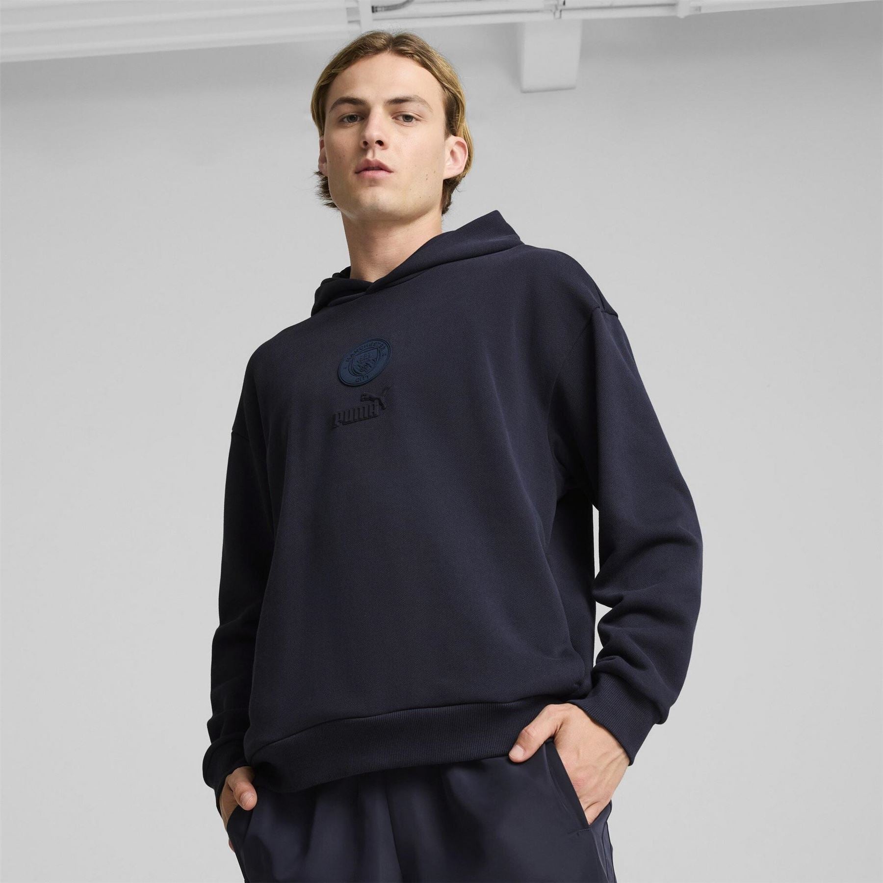 Puma Mens Ftblmonochrm Hoodie Hoody