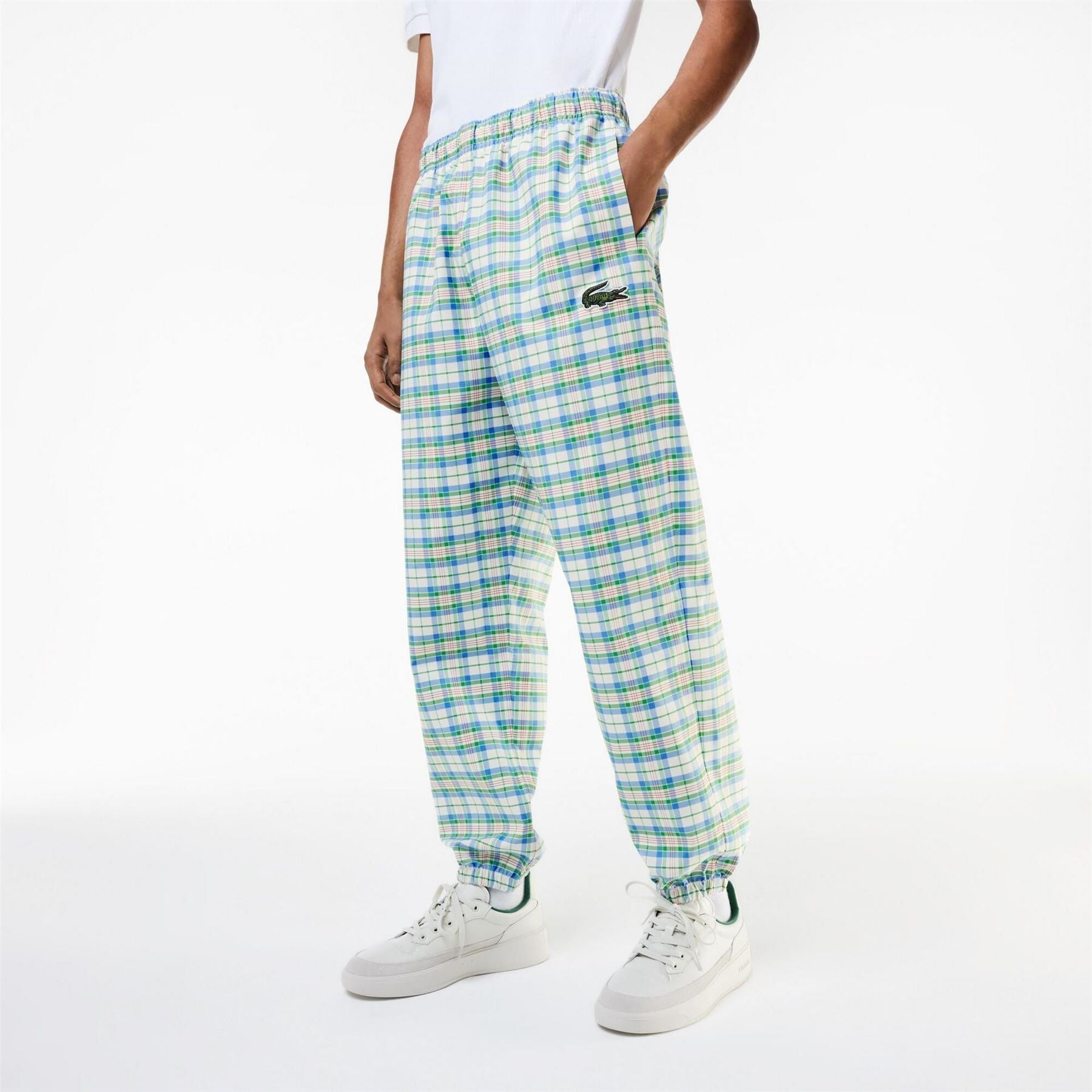 Lacoste Check Print Slim Fit Joggers