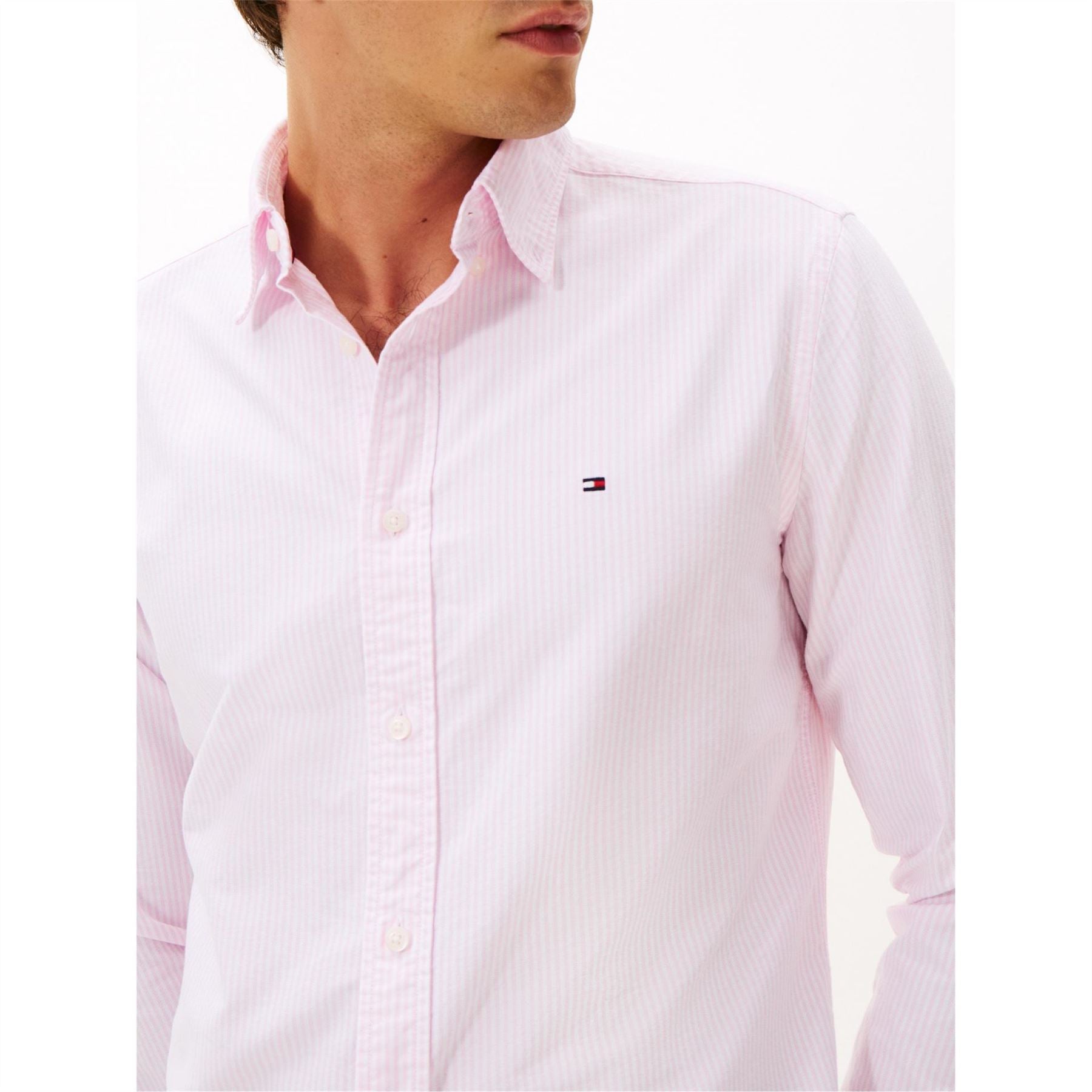 Tommy Hilfiger 1985 Flex Oxford Stripe  Shirt