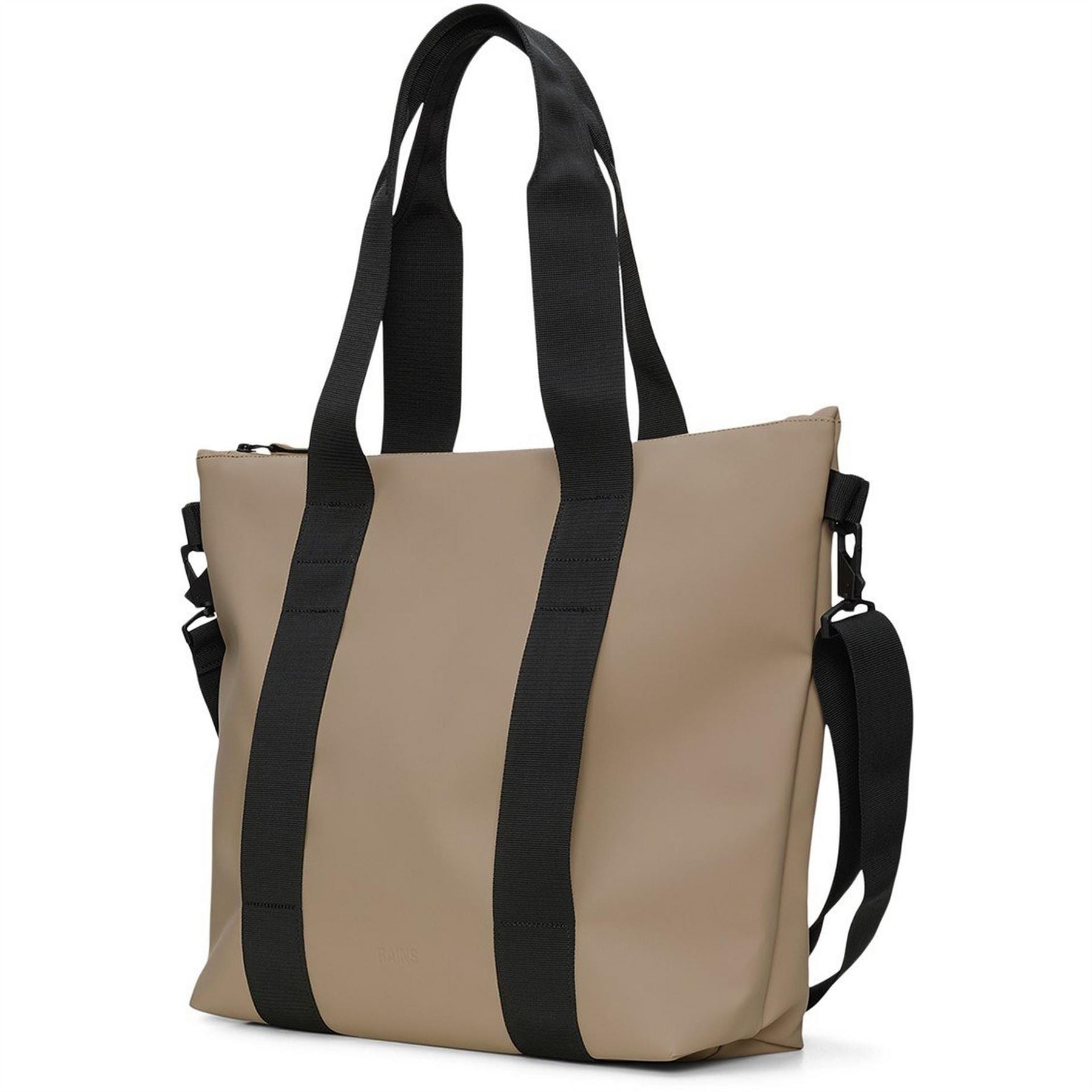 Rains Mini Color Block Tote with Logo