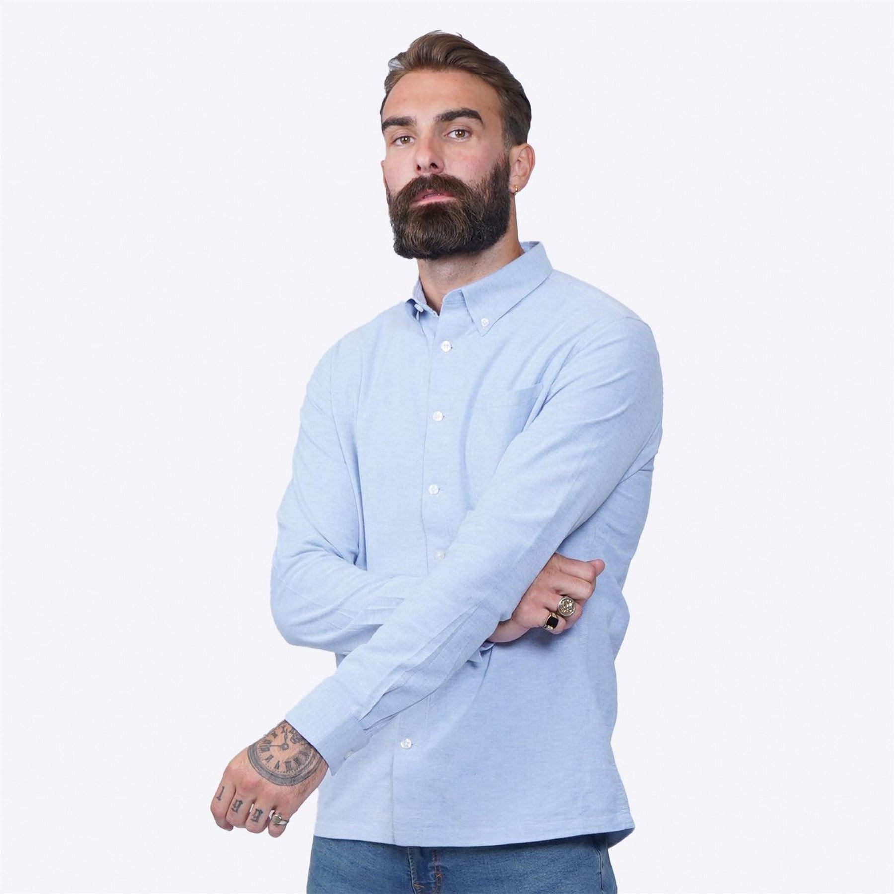 Firetrap Mens Basic Oxford Shirt