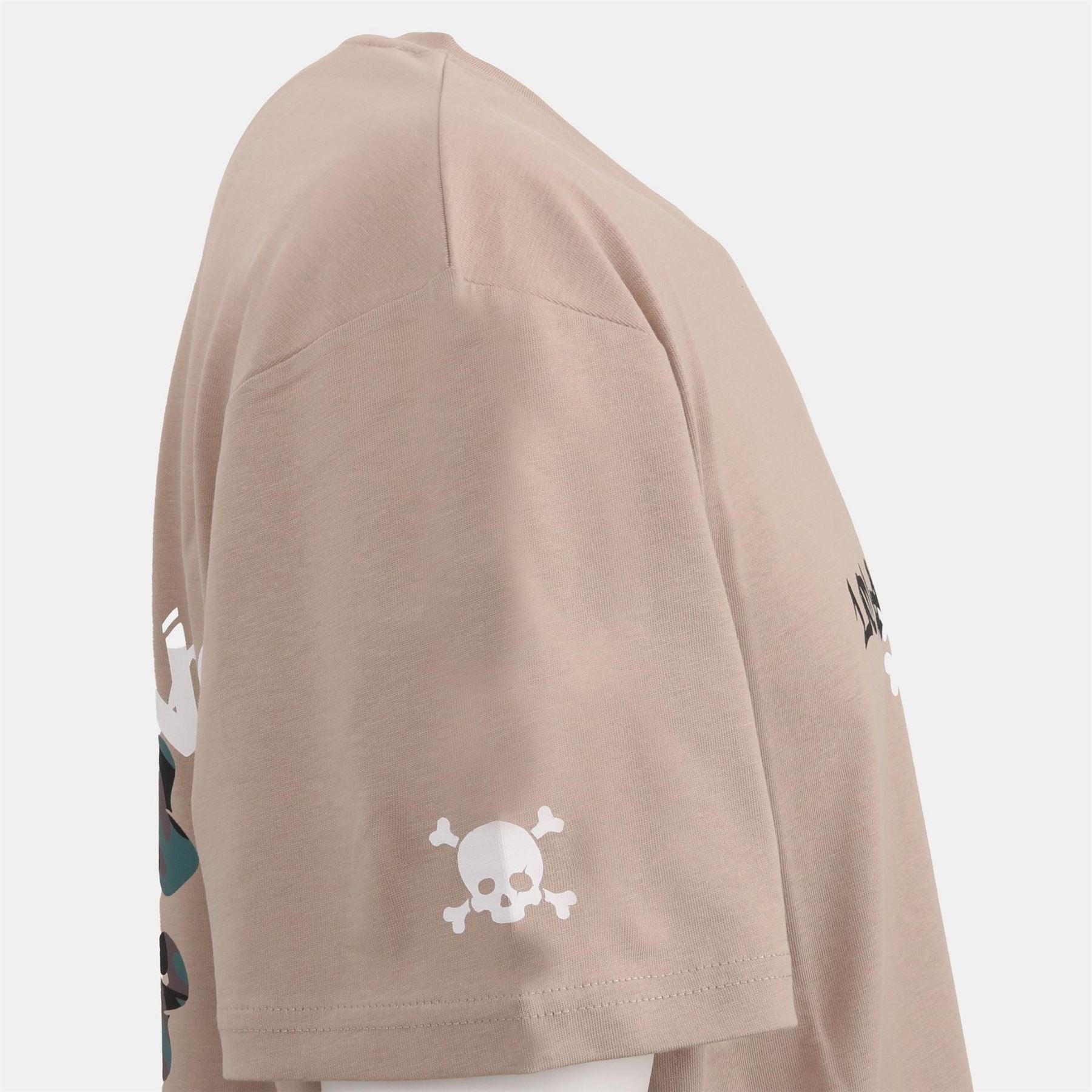 Loyalti Camo Skull Crew Neck Short Sleeve T-Shirt